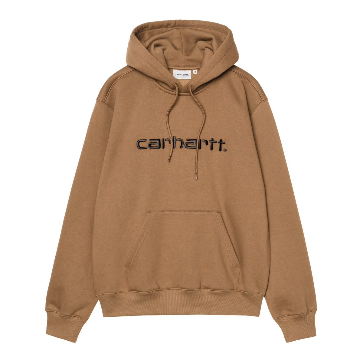 CARHARTT WIP HOODED CARHARTT SWEAT WIP H BROWN / BLACK I030547.3YY
