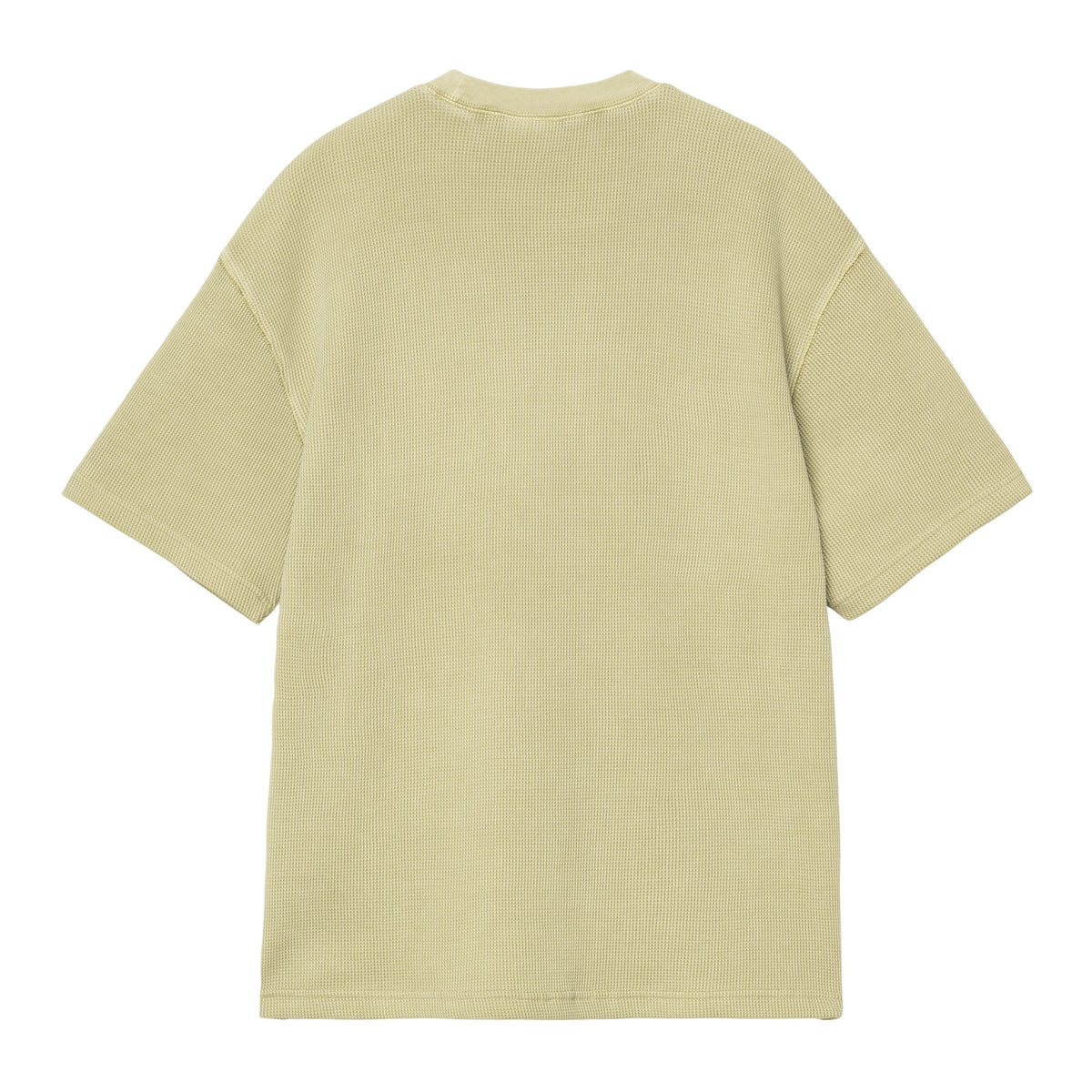CARHARTT WIP S/S NELSON WAFFLE T-SHIRT GREEN GARGAMENT DYED I036185.3IE