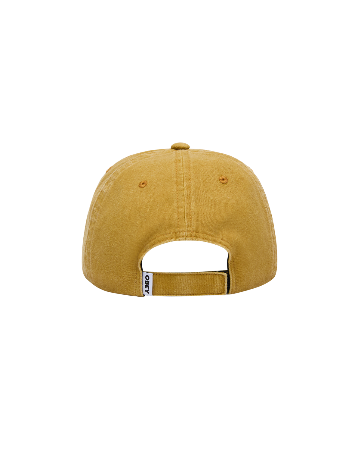OBEY CLOTHING PIGMENT OBEY LABEL 6 PANEL VB PIGMENT MUSTARD 100580447-MUS