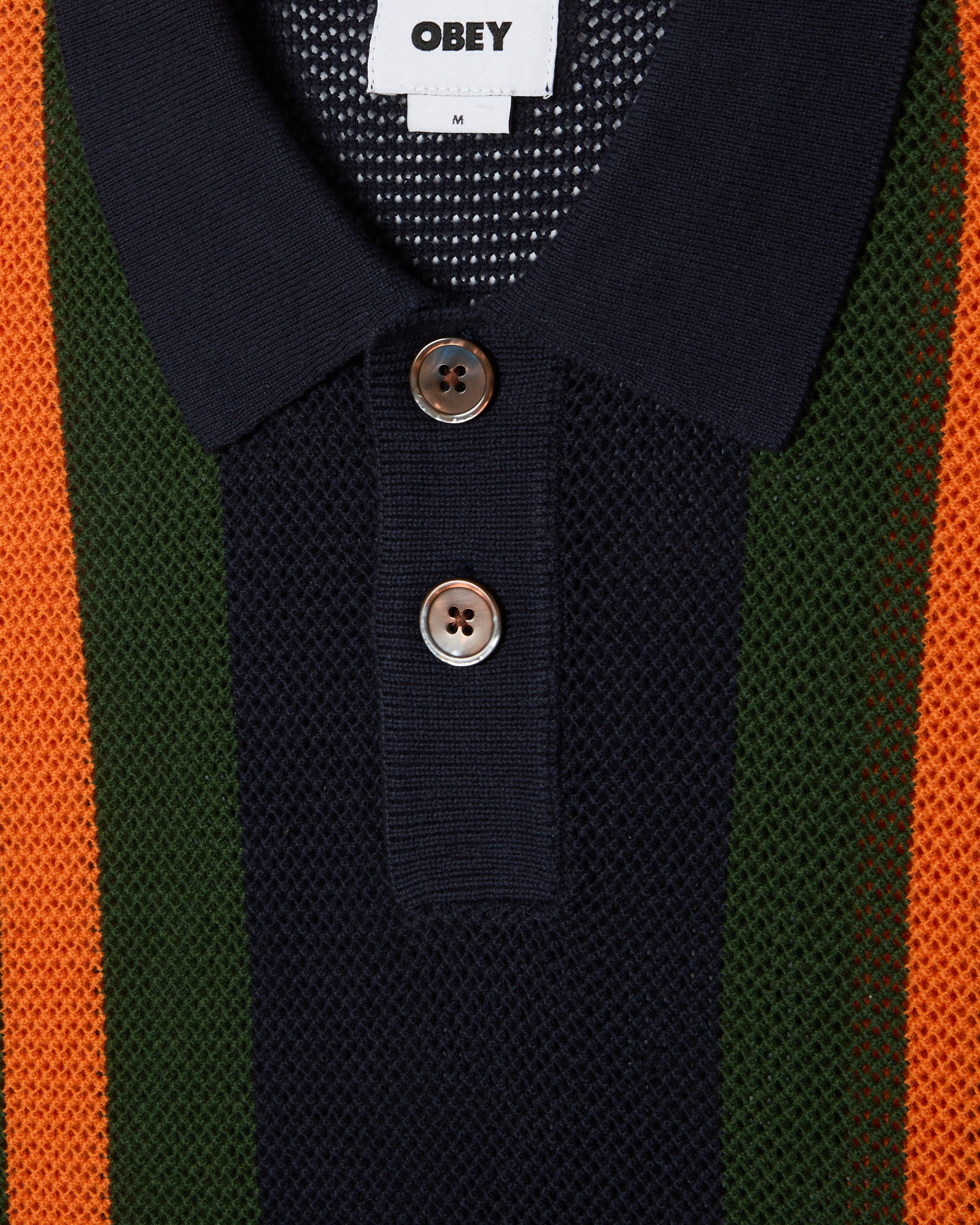 OBEY CLOTHING SETH POLO DARK NAVY MULTI 151000123-DNV