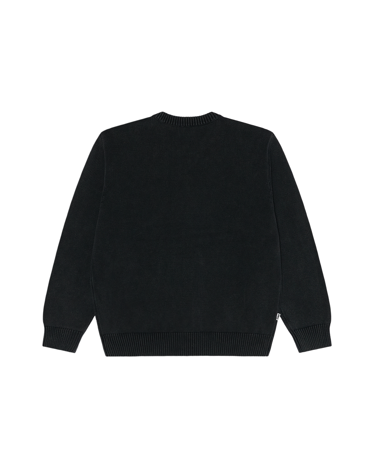 OBEY CLOTHING FADE WASH SPEED LOGO SWEATER DIGITAL BLACK FADED WASH 151000132-DIB