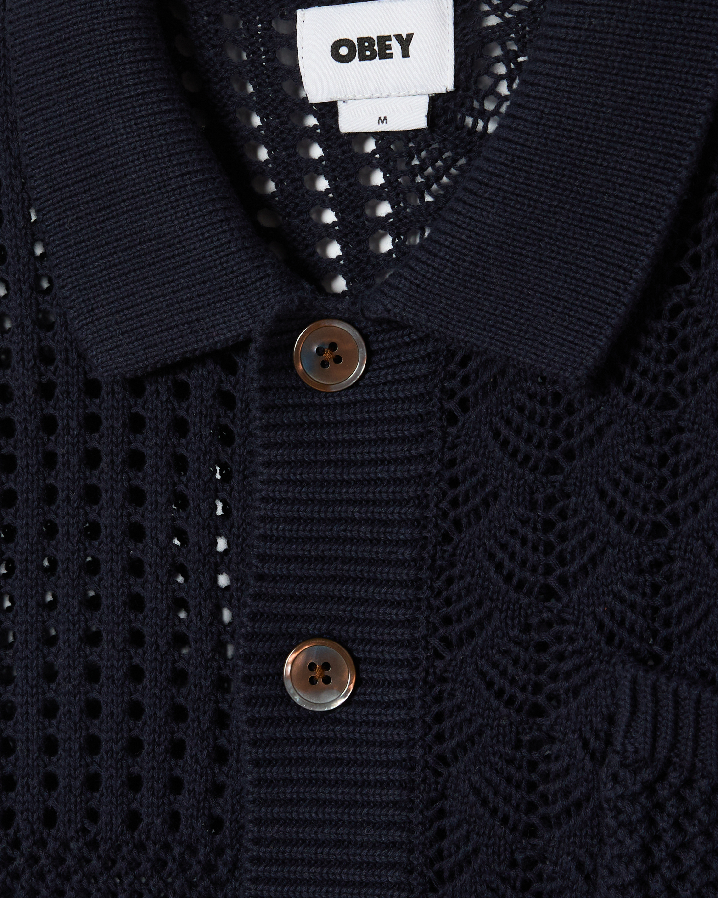 OBEY CLOTHING PRESTON SEWATER SHIRT NAVI 151010047-NVY