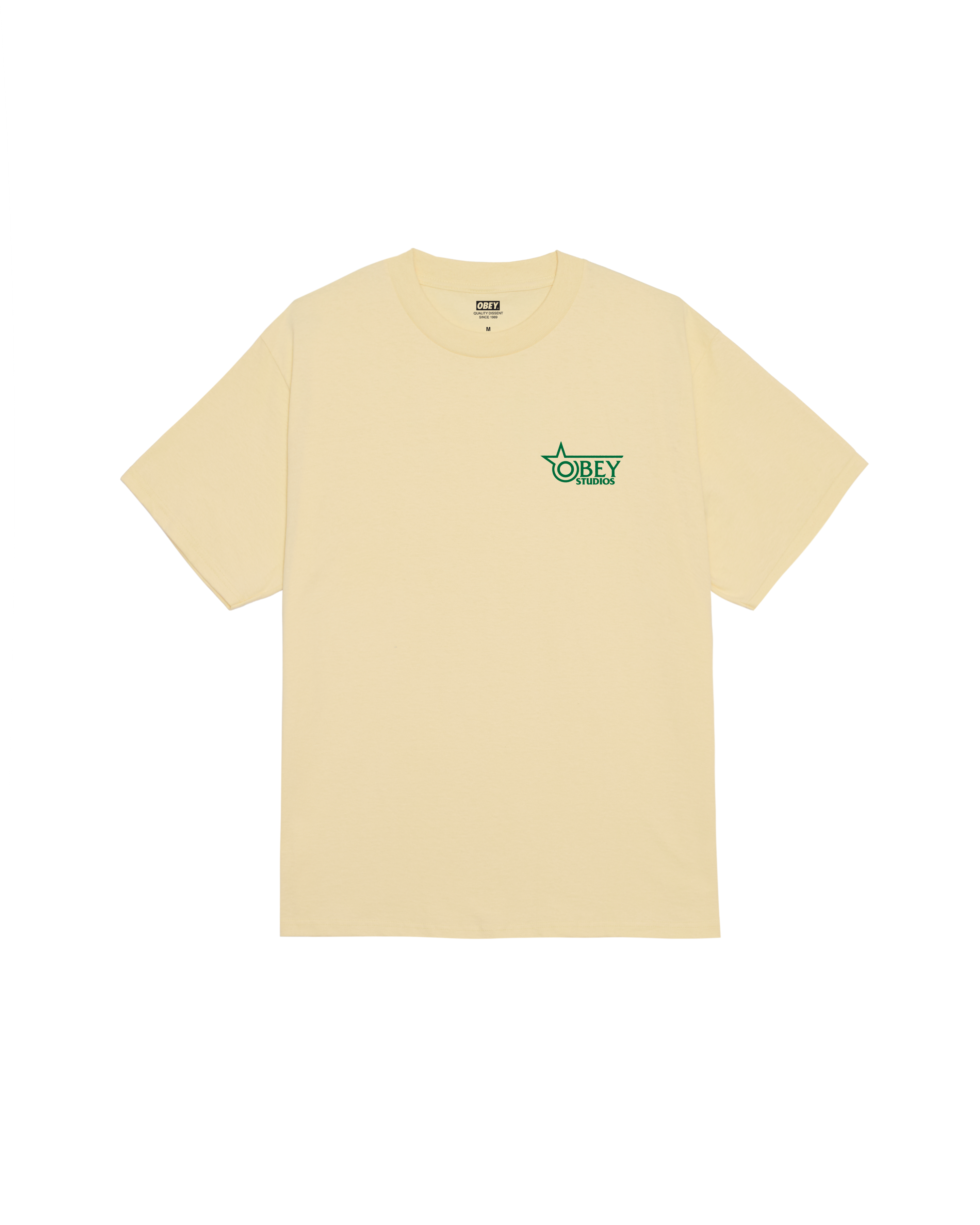OBEY CLOTHING ABSOLUTELY ABSURD PALE YELOW 165264368-PLY