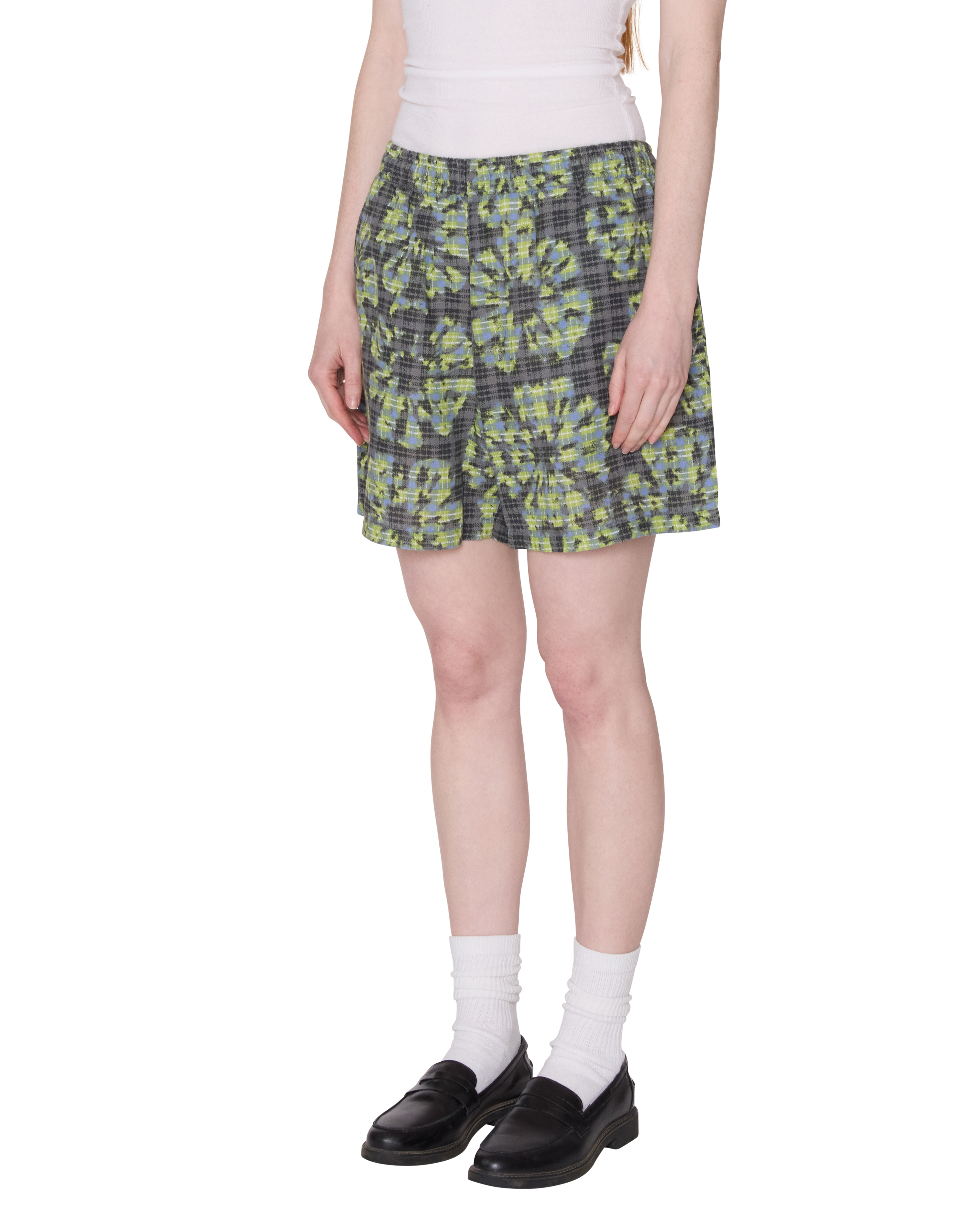 OBEY CLOTHING ODI PLAID SHORT CHARCOAL MULTI 272120114-CHA