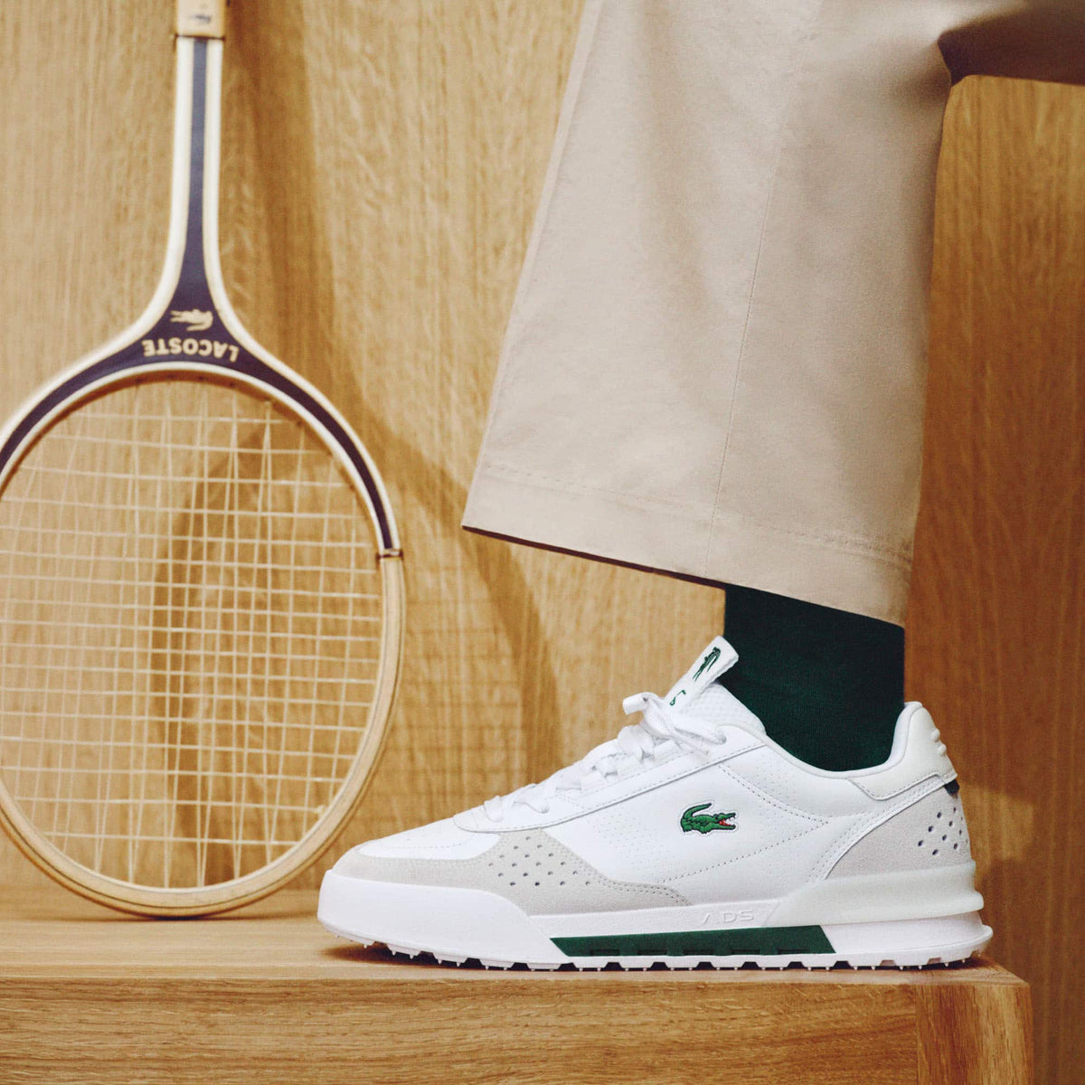 LACOSTE SLAM BREAK DE PIEL WHITE / OFF WHITE 52SMA0038