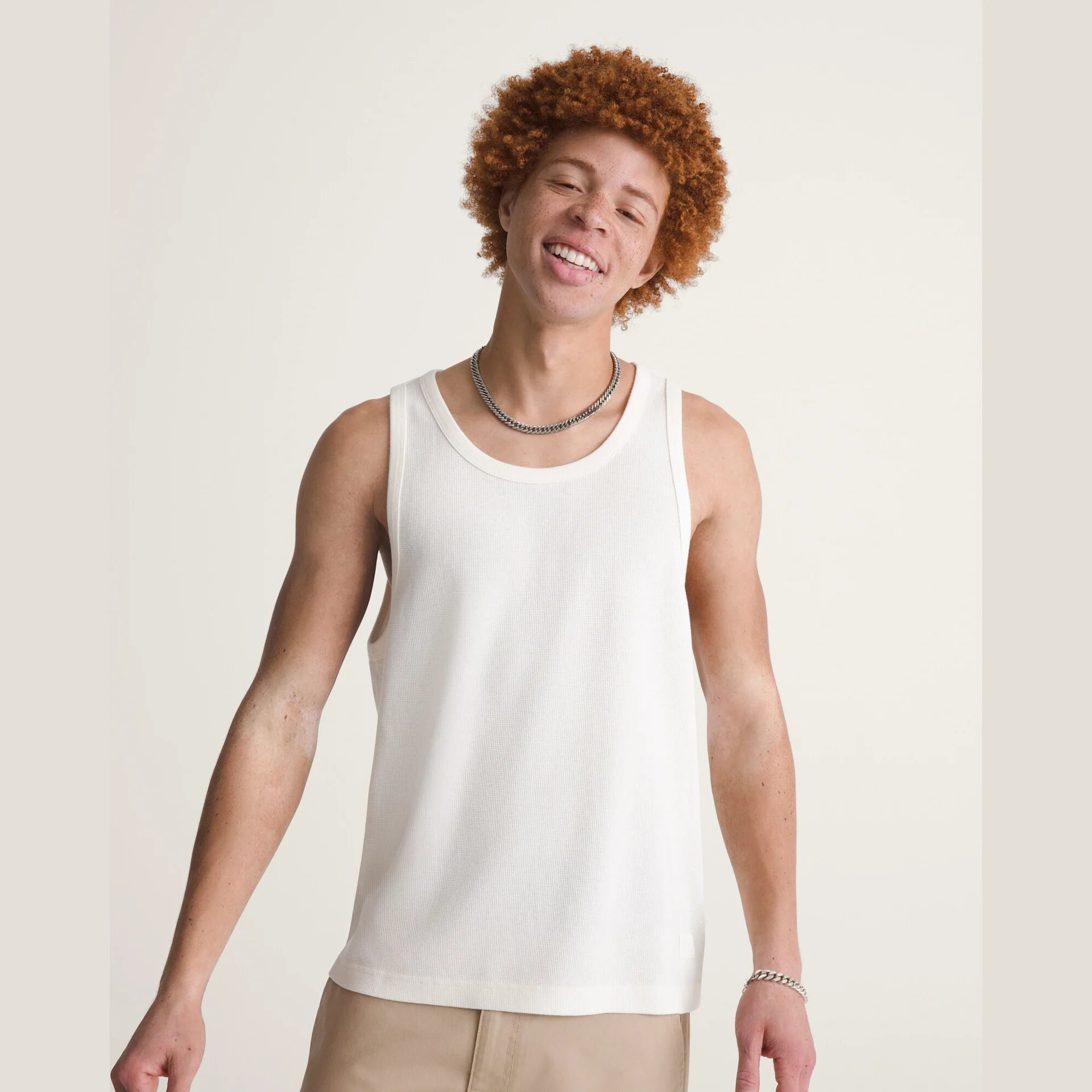 VANS WAFFLE TANK EGRET VN000TPDC9F1