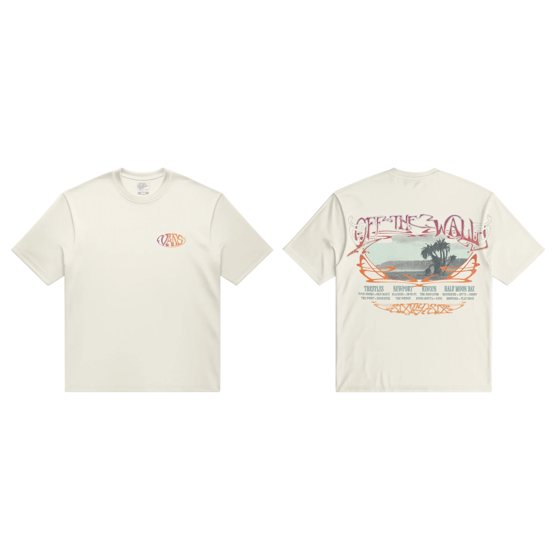 VANS JETTY SETS SS TEE MARSHMALLOWS VN000WYDFS81