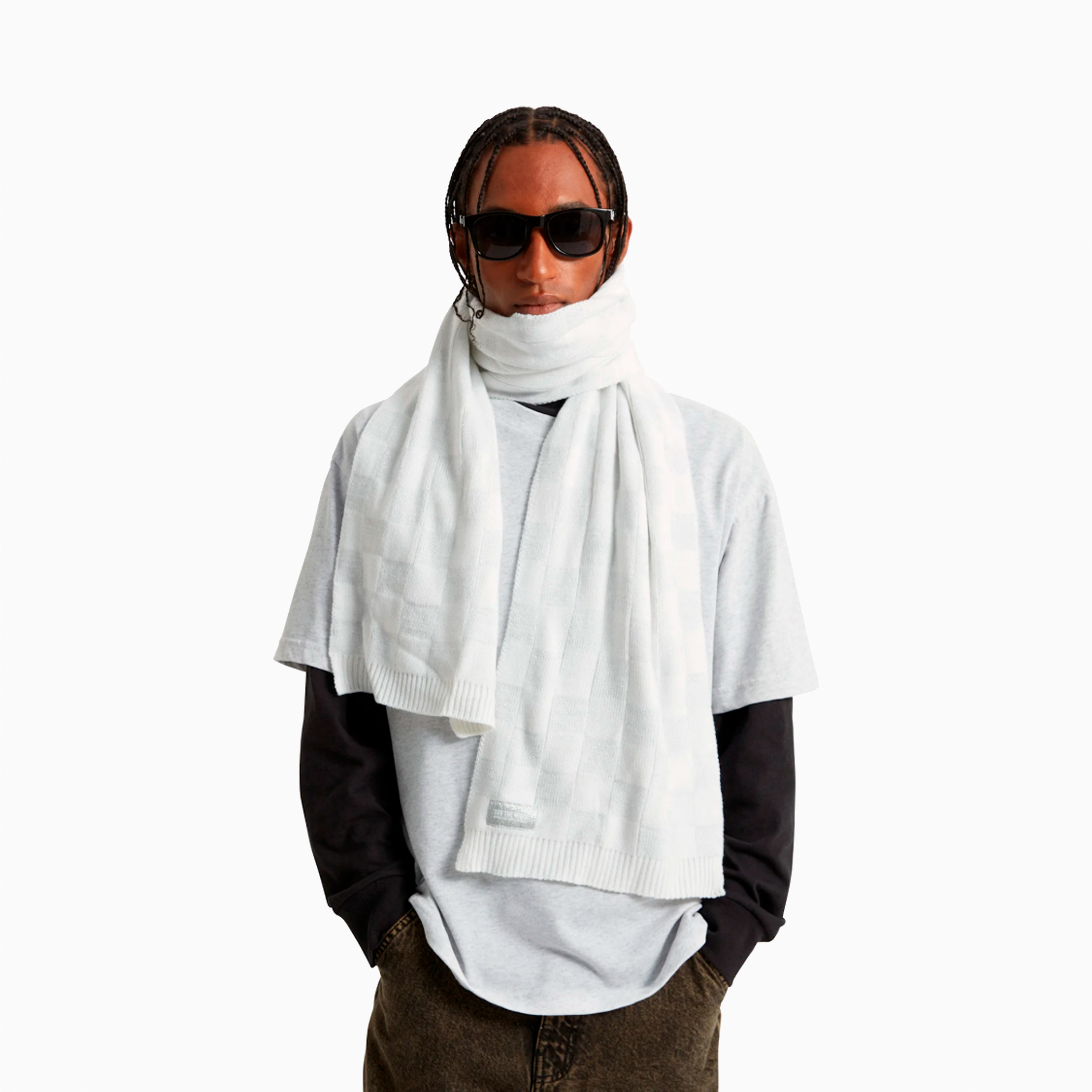VANS OFF THE WALL SCARF WHITE - VN000QCGWHT