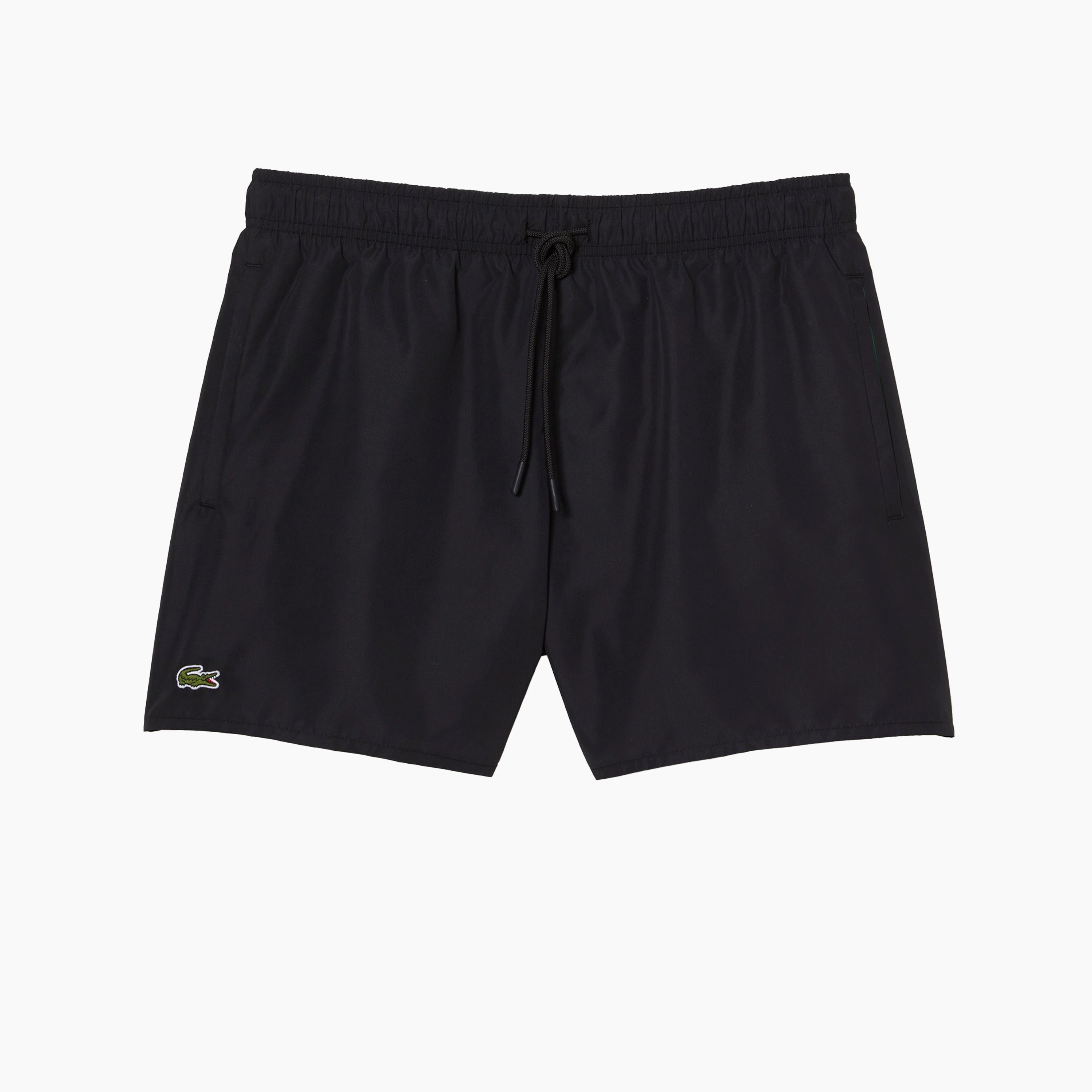 LACOSTE QUICK-DRYING SWIMSUIT SHORT BLACK & GREEN - MH6270