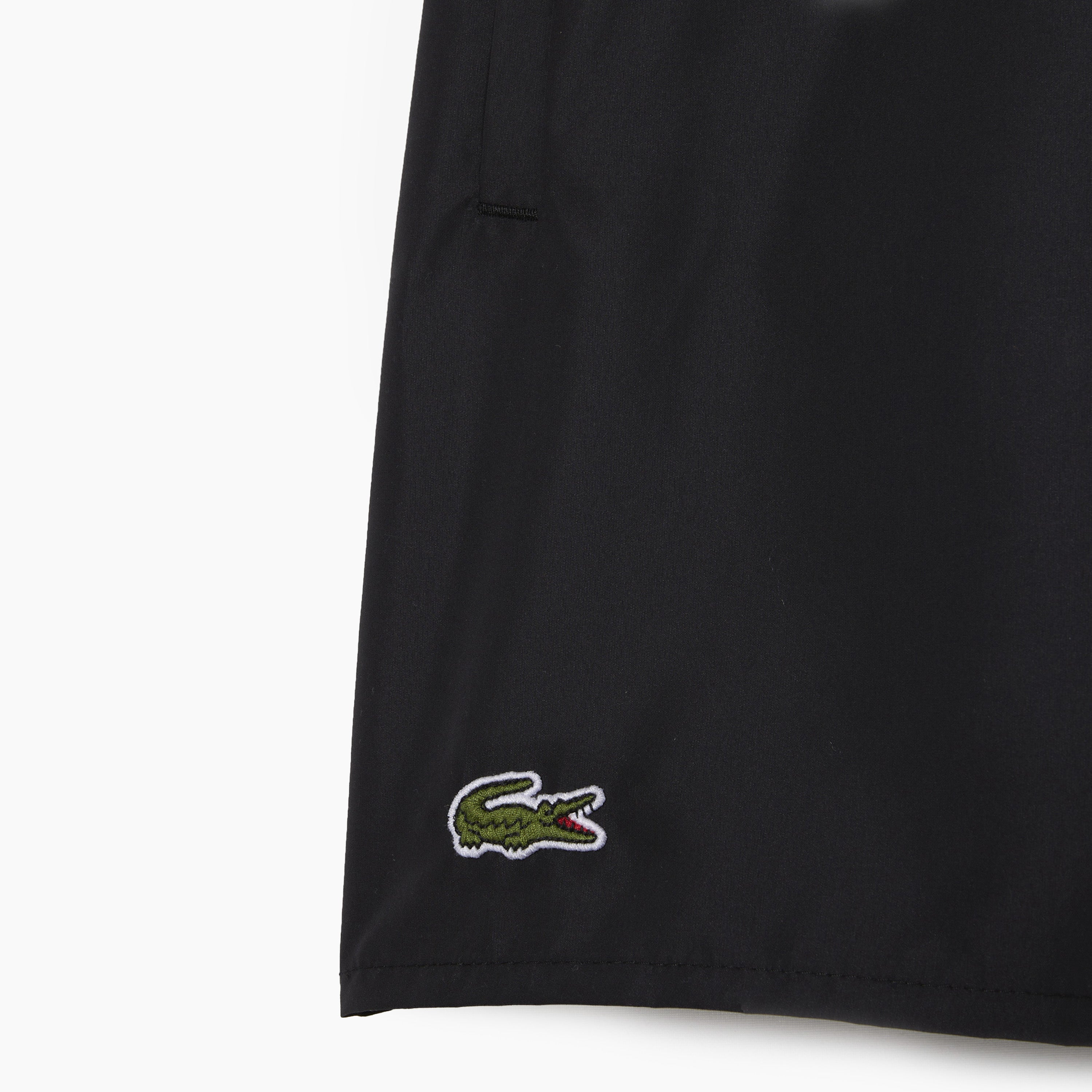 LACOSTE QUICK-DRYING SWIMSUIT SHORT BLACK & GREEN - MH6270