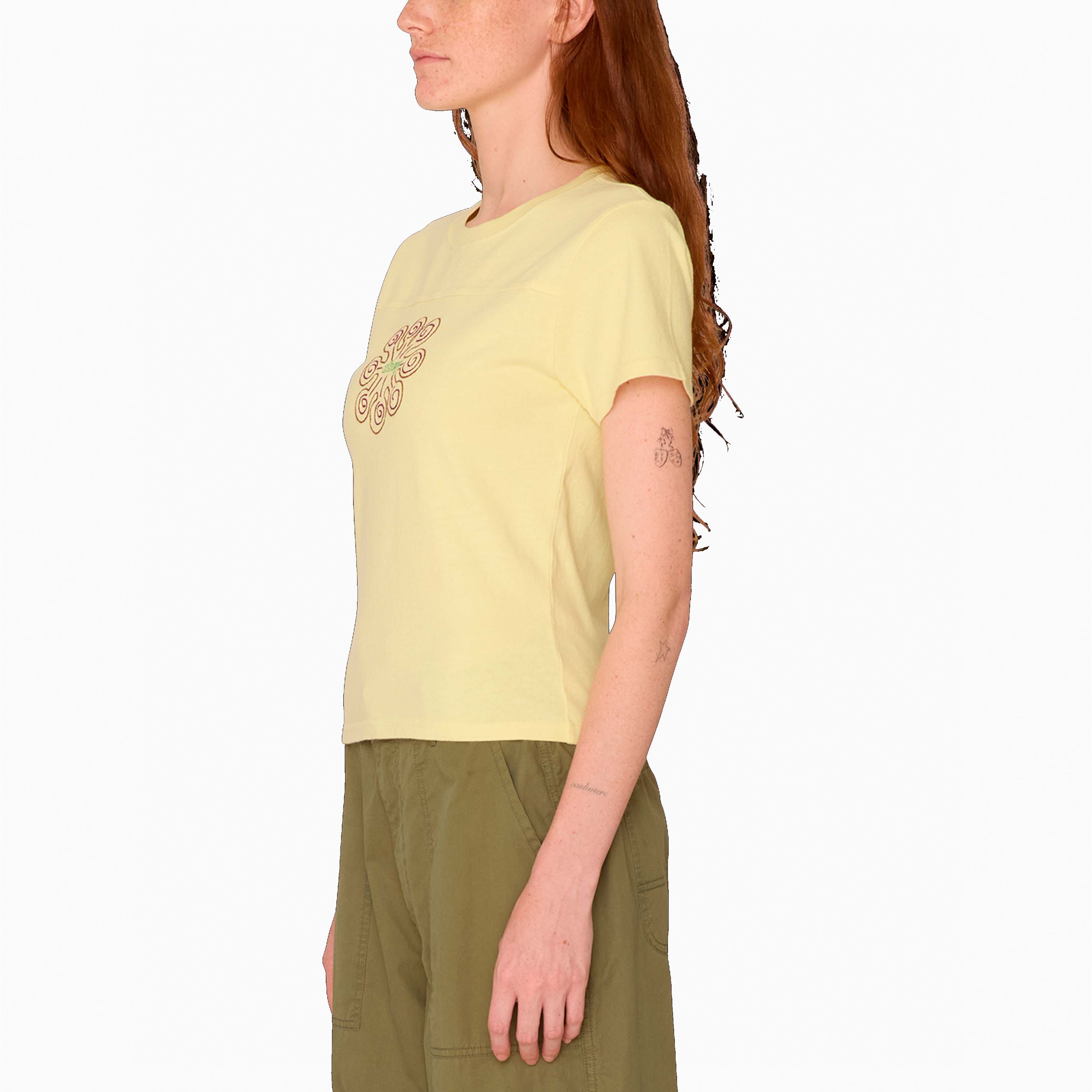 OBEY CLOTHING RELAX TEE SS LEMON - 231080160