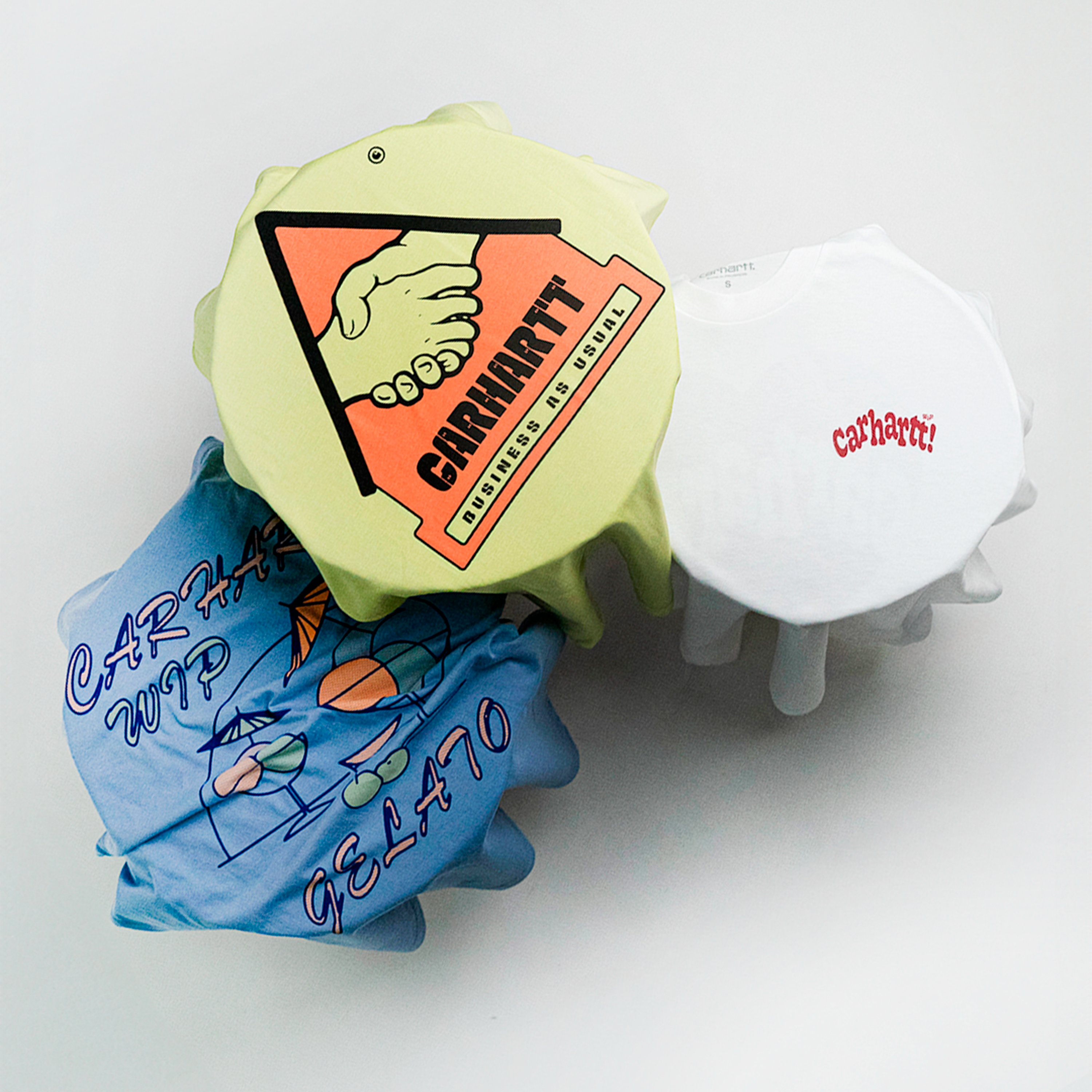 CARHARTT WIP TRADE T-SHIRT ARCTIC LIME - I033638