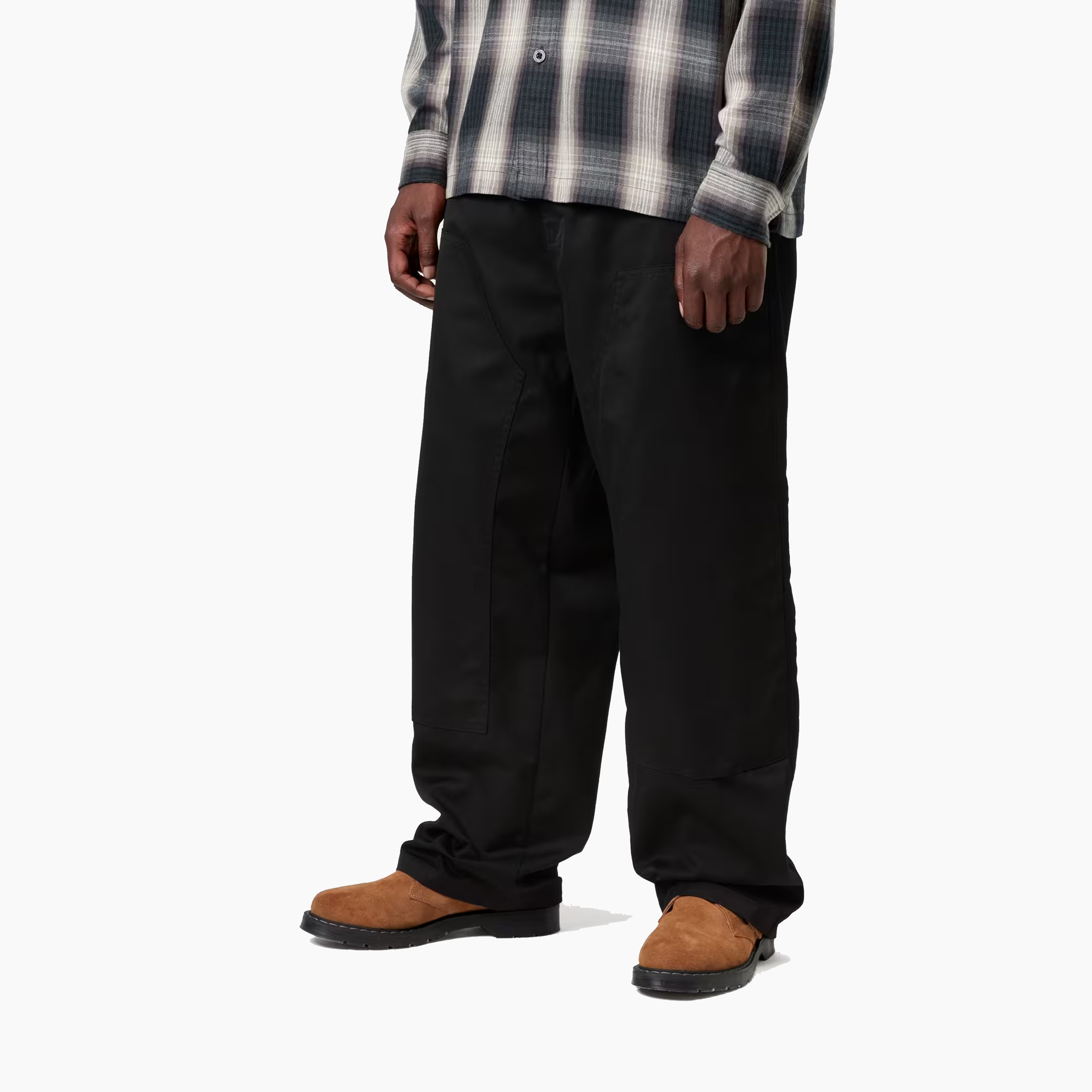 CARHARTT WIP BRANDY DOUBLE KNEE CHINO PANT BLACK RINSED I036093-89