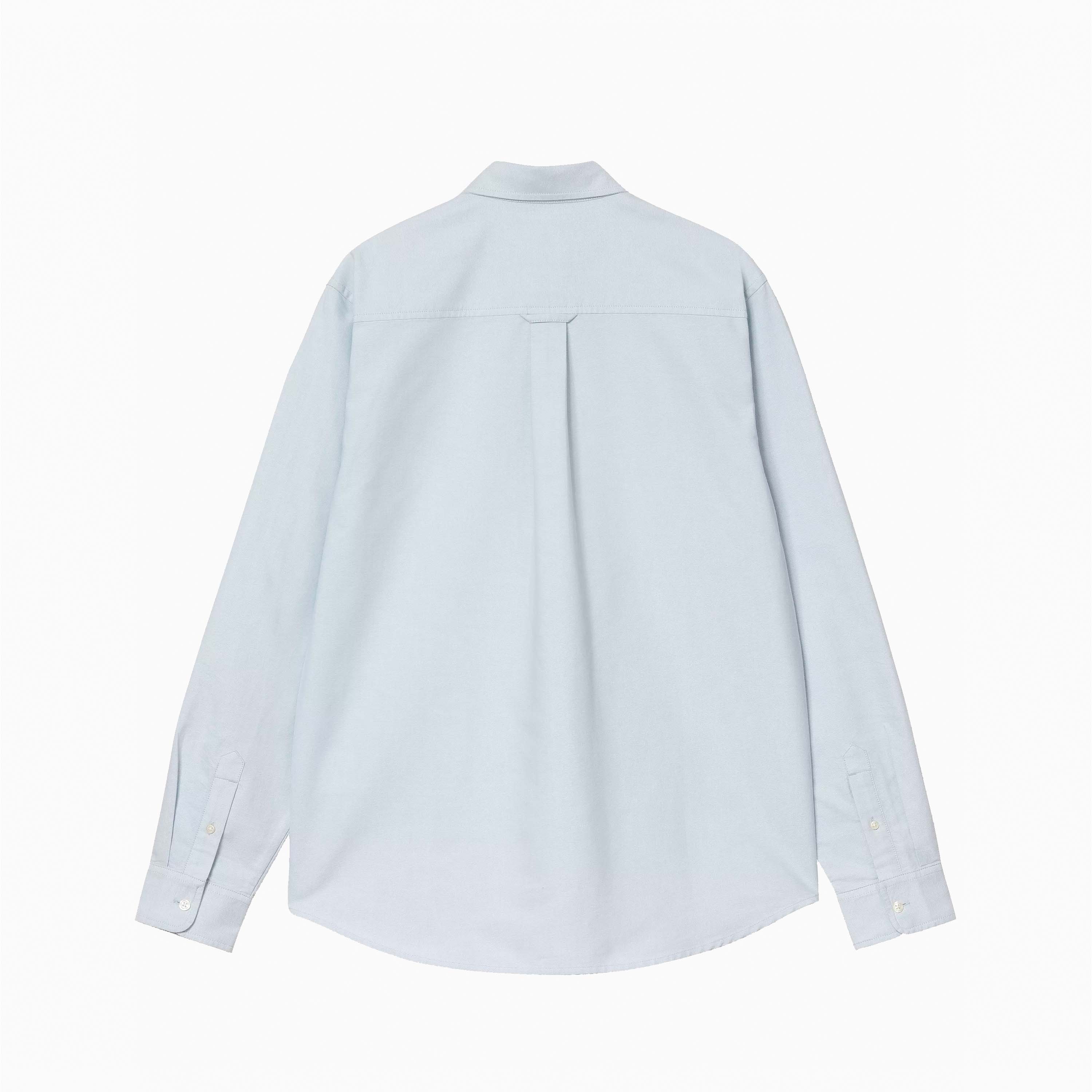 CARHARTT WIP C LOGO SHIRT OXFORD BLU FOG I030799-31L