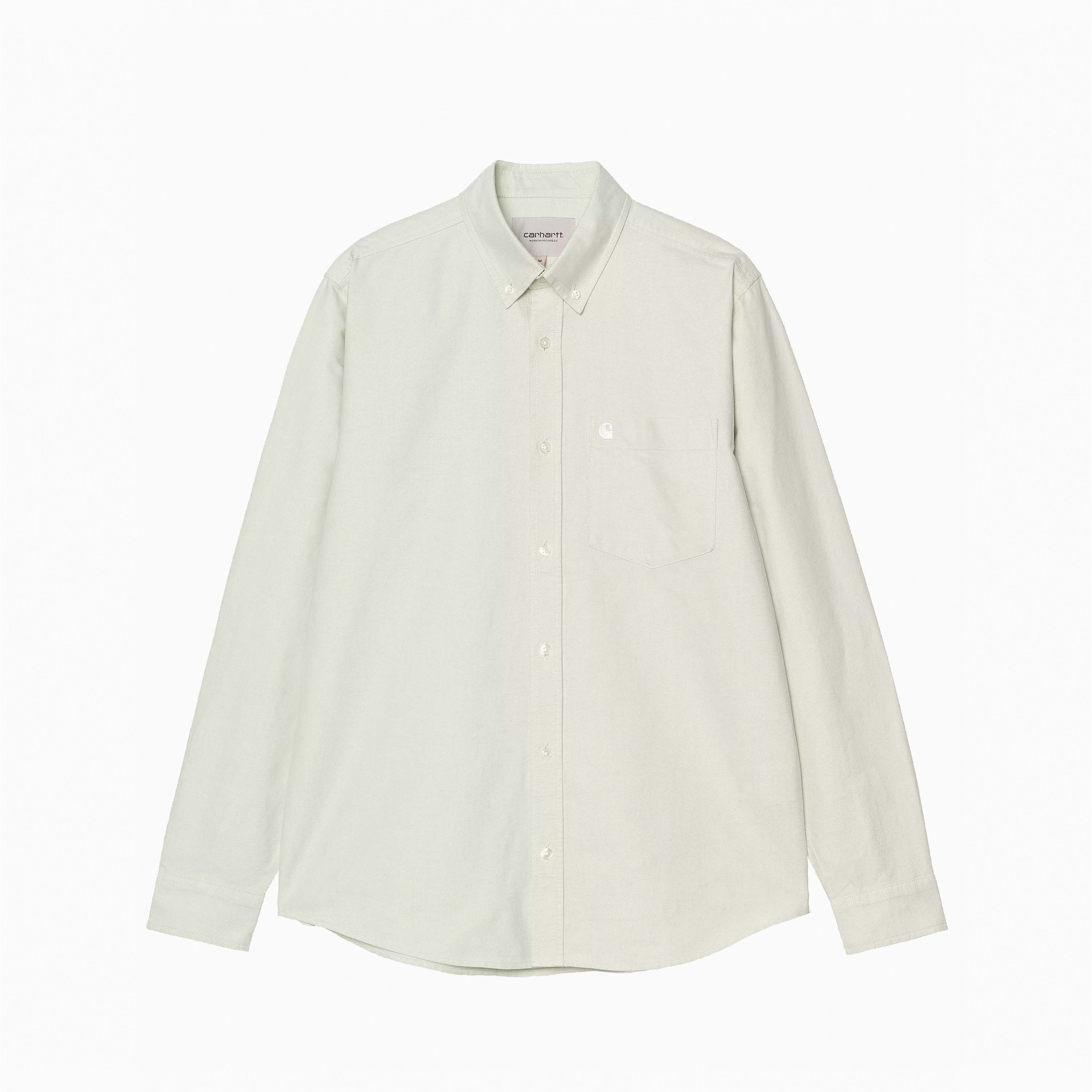 CARHARTT WIP C LOGO SHIRT OXFORD OLIVA CHIARA I030799-31N