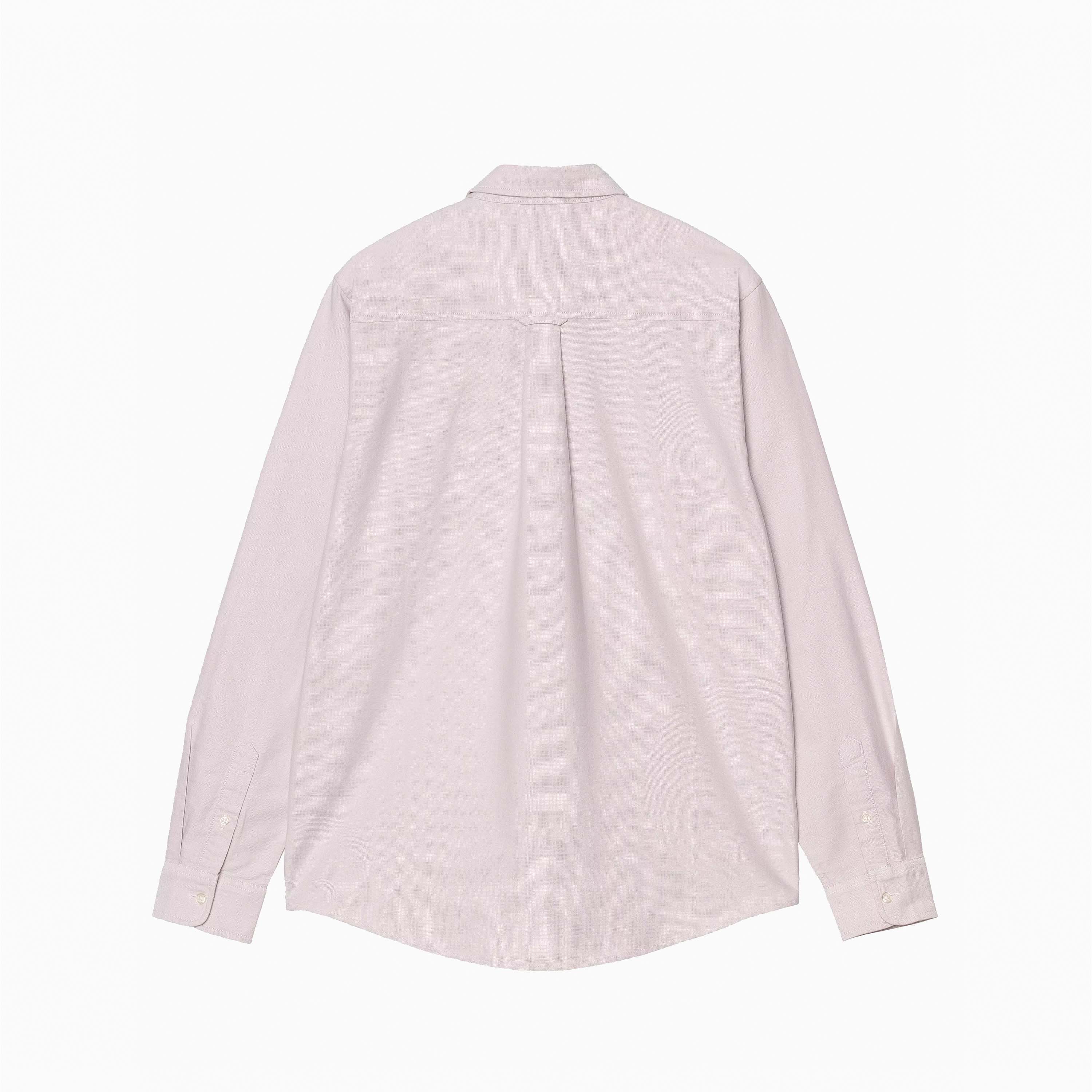 CARHARTT WIP C LOGO SHIRT OXFORD NEBBIA ROSA I030799-31M