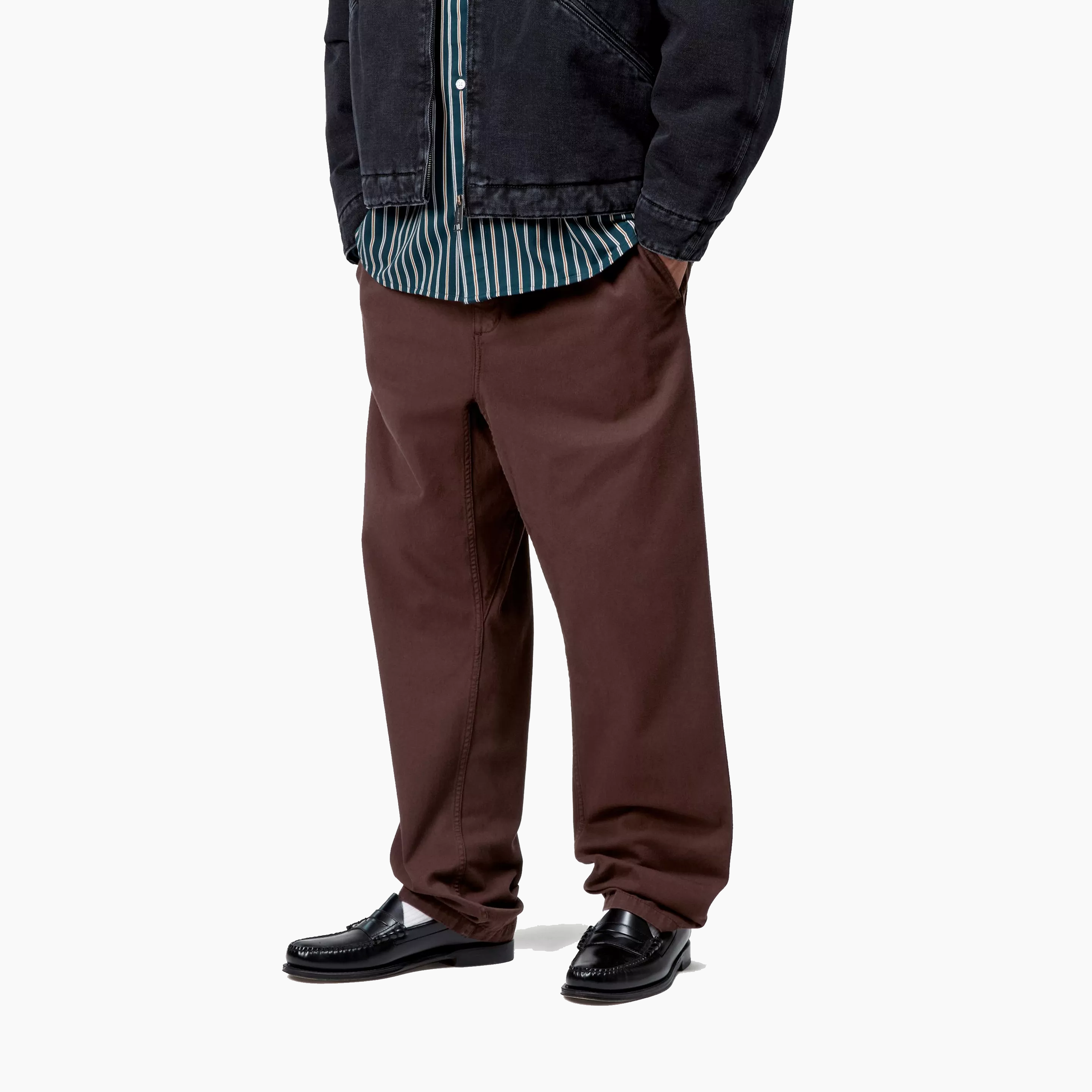 CARHARTT WIP FLINT PANT PALISANDER GARMENT DYED I029919-33H