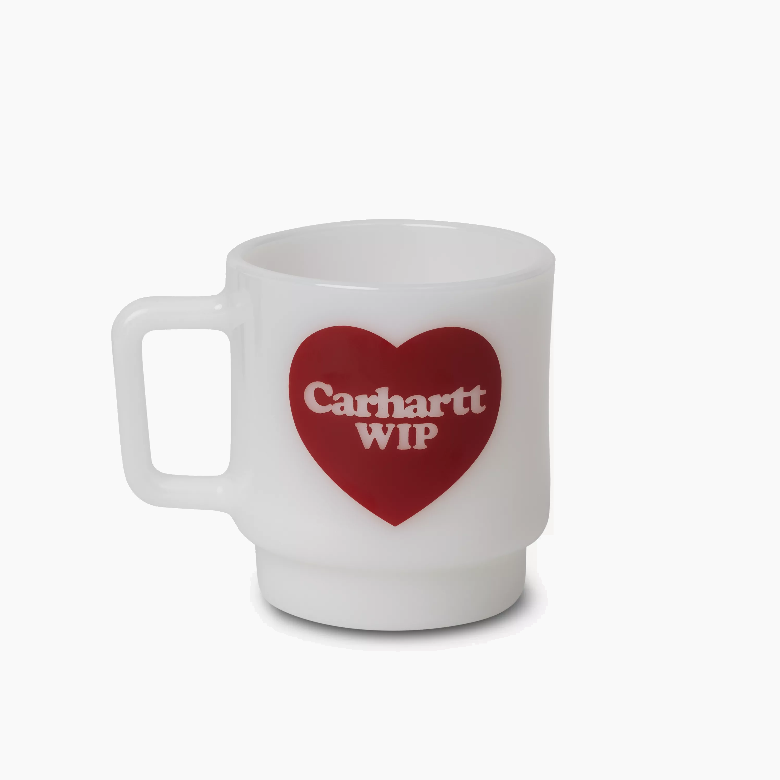 CARHARTT WIP HEART GLASS MUG WHITE I035873-02