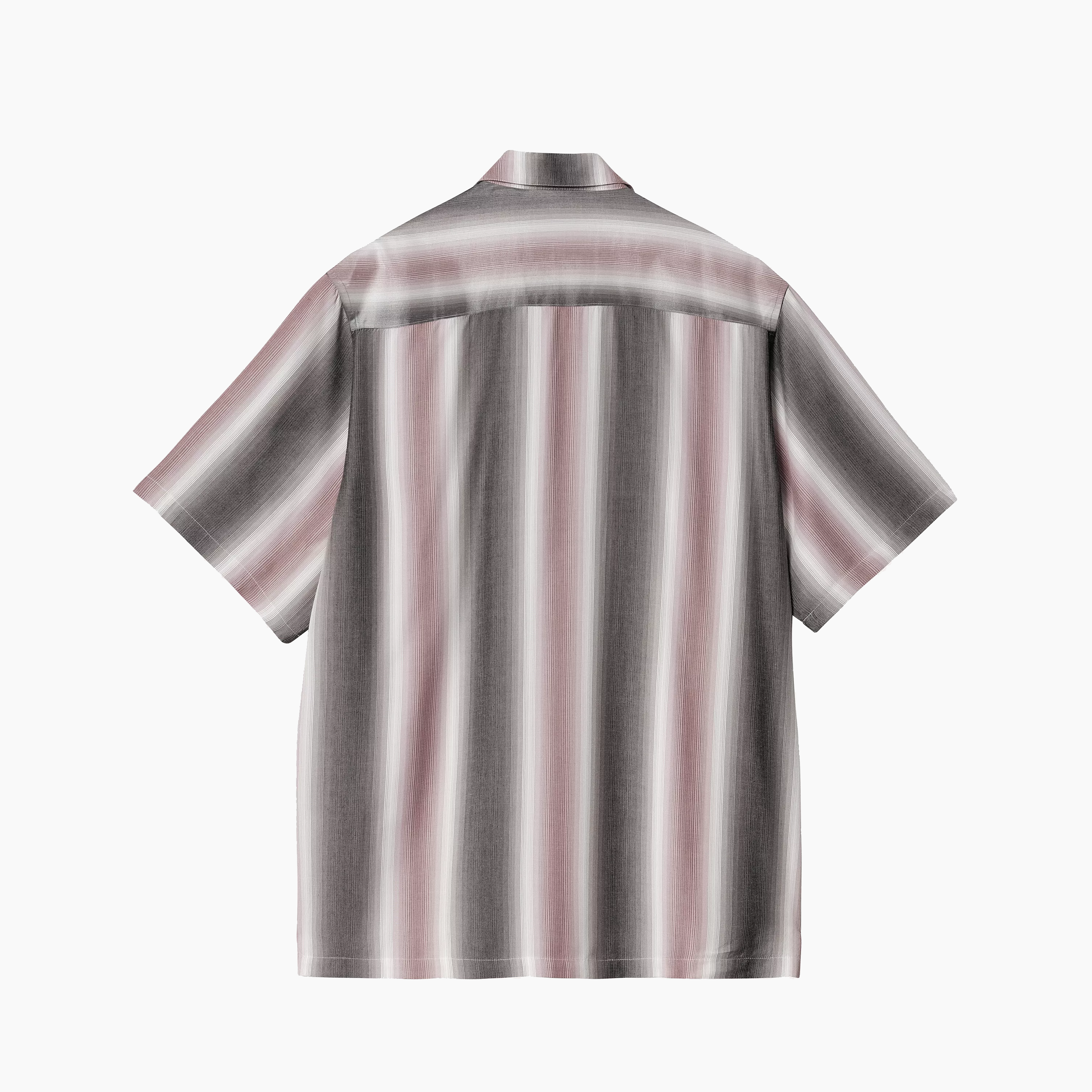 CAMICIA CARHARTT WIP IN VISCOSA A RIGHE DASHNER GRAFITE E BIANCO - I034540