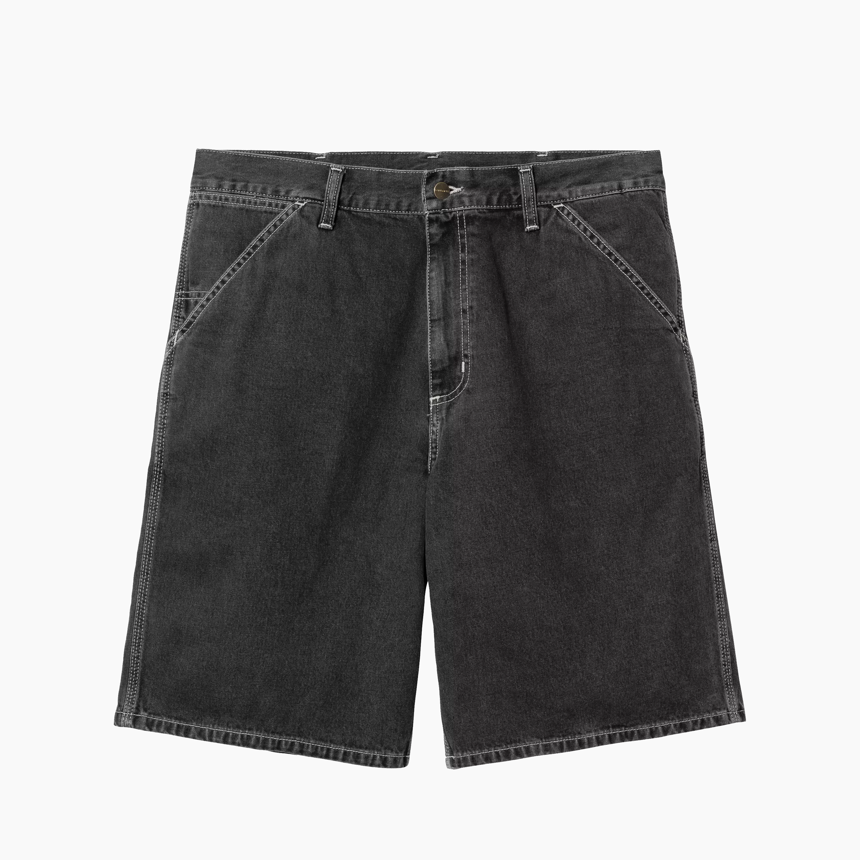 CARHARTT WIP SIMPLE SHORT BLACK HEAVY STONE WASH I033333.89