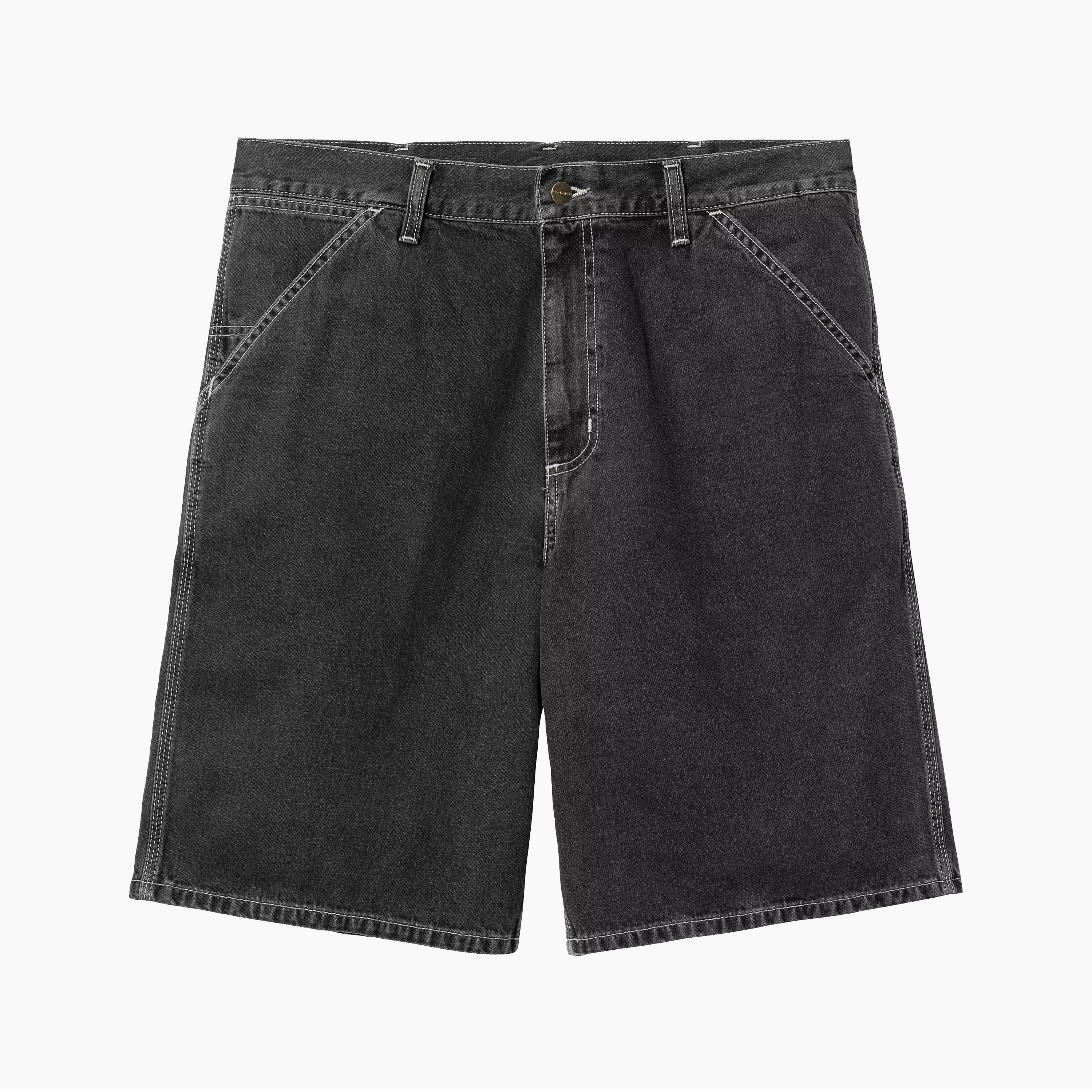 CARHARTT WIP SIMPLE SHORT NORCO DENIM BLACK WASHED - I033333-89
