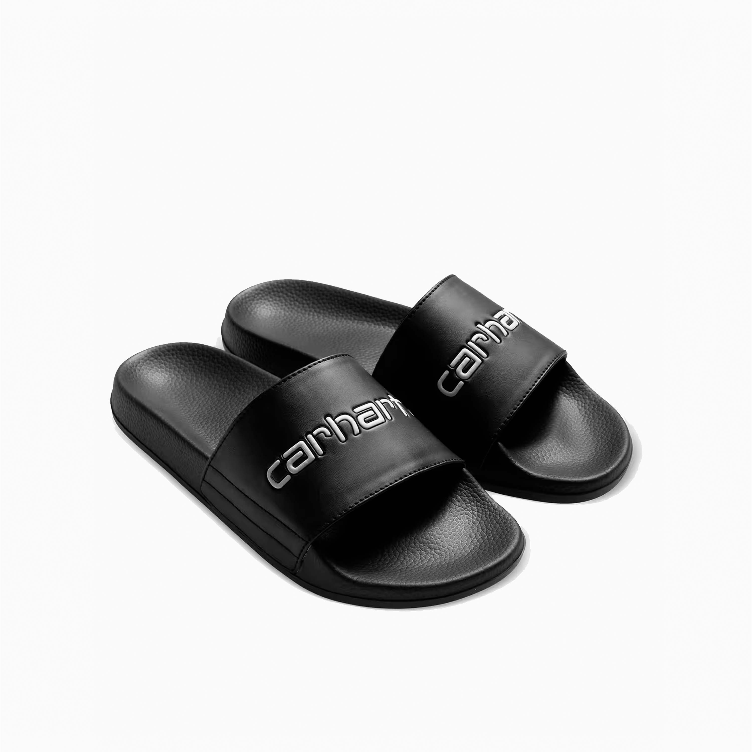 CARHARTT WIP SLIPPERS POLYURETHANE BLACK & WHITE I034615-0D2
