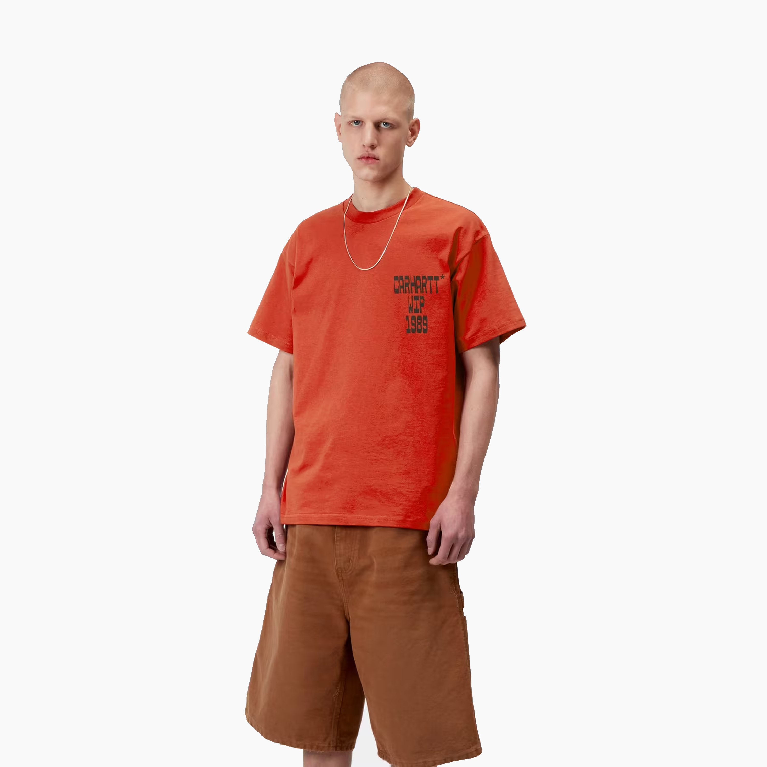 CARHARTT WIP S/S BLOCKS T-SHIRT OXIDE RED