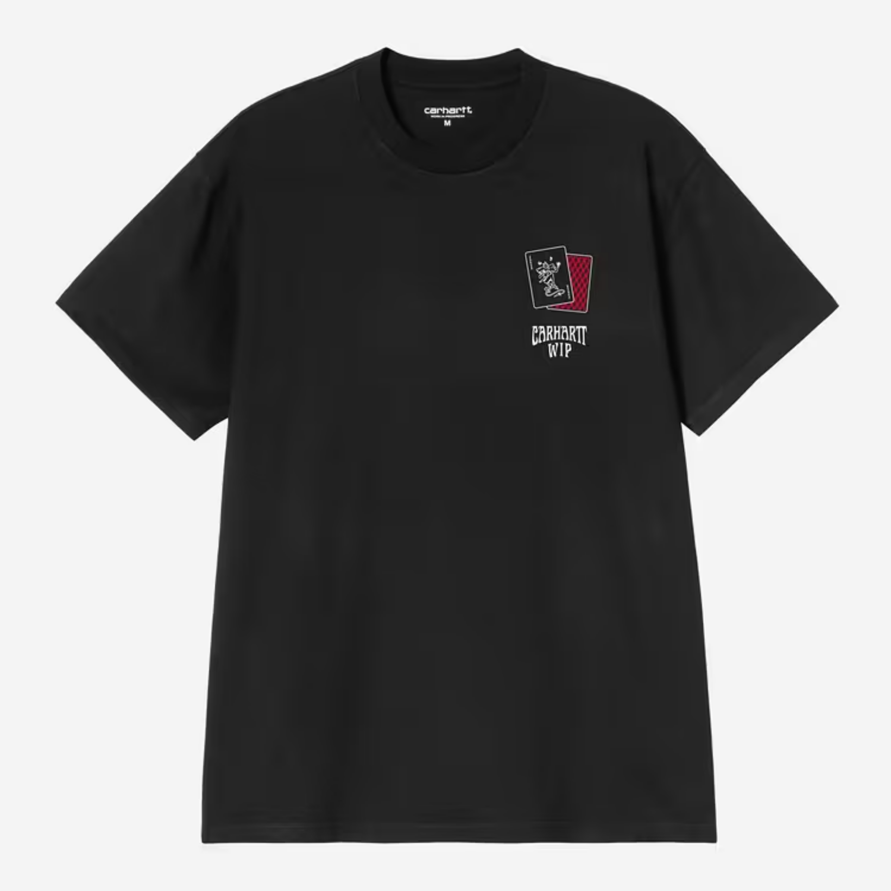 CARHARTT WIP S/S PLAYING CARD T-SHIRT BLACK I036895.89