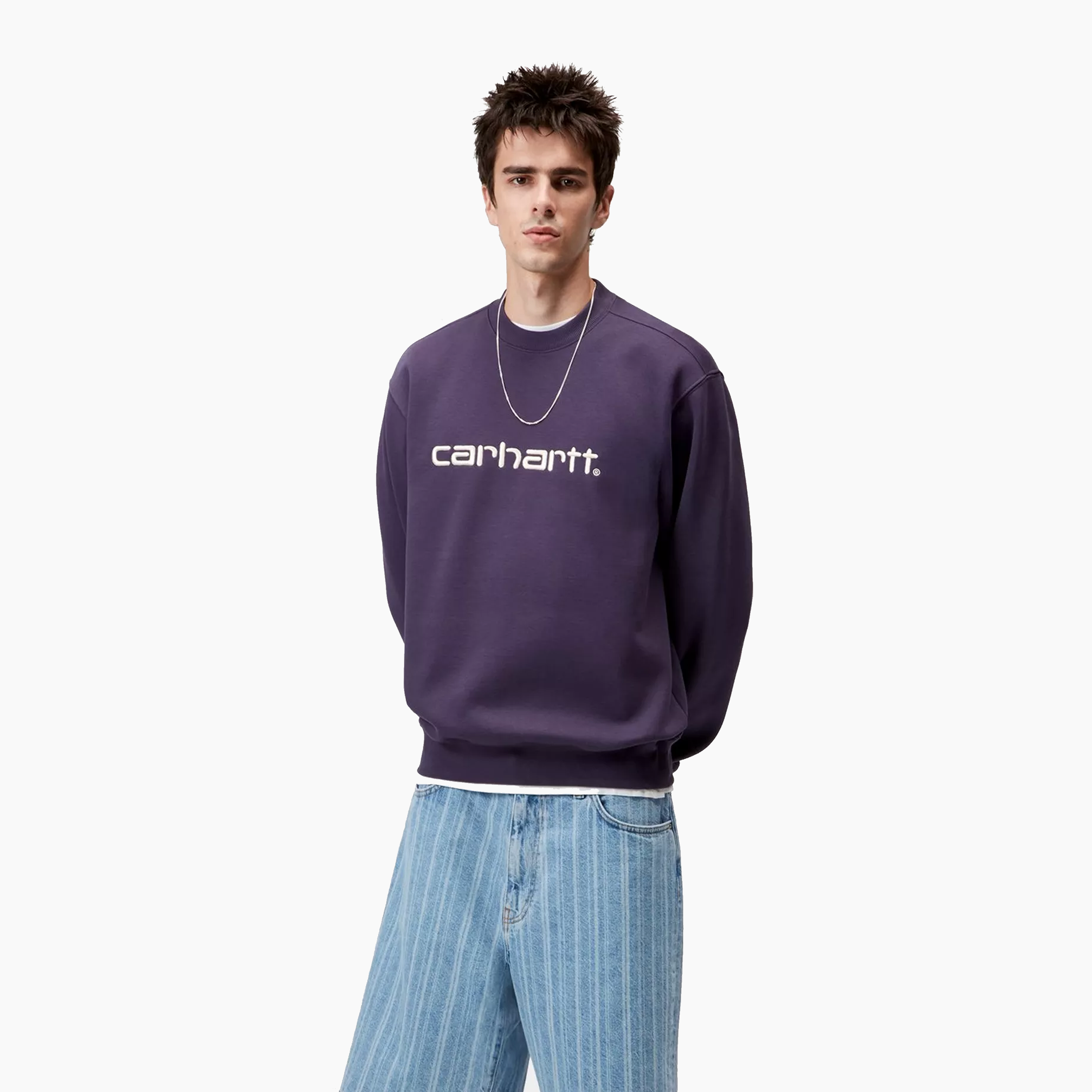 CARHARTT WIP SWEAT LOKERS SALT I030546-38I