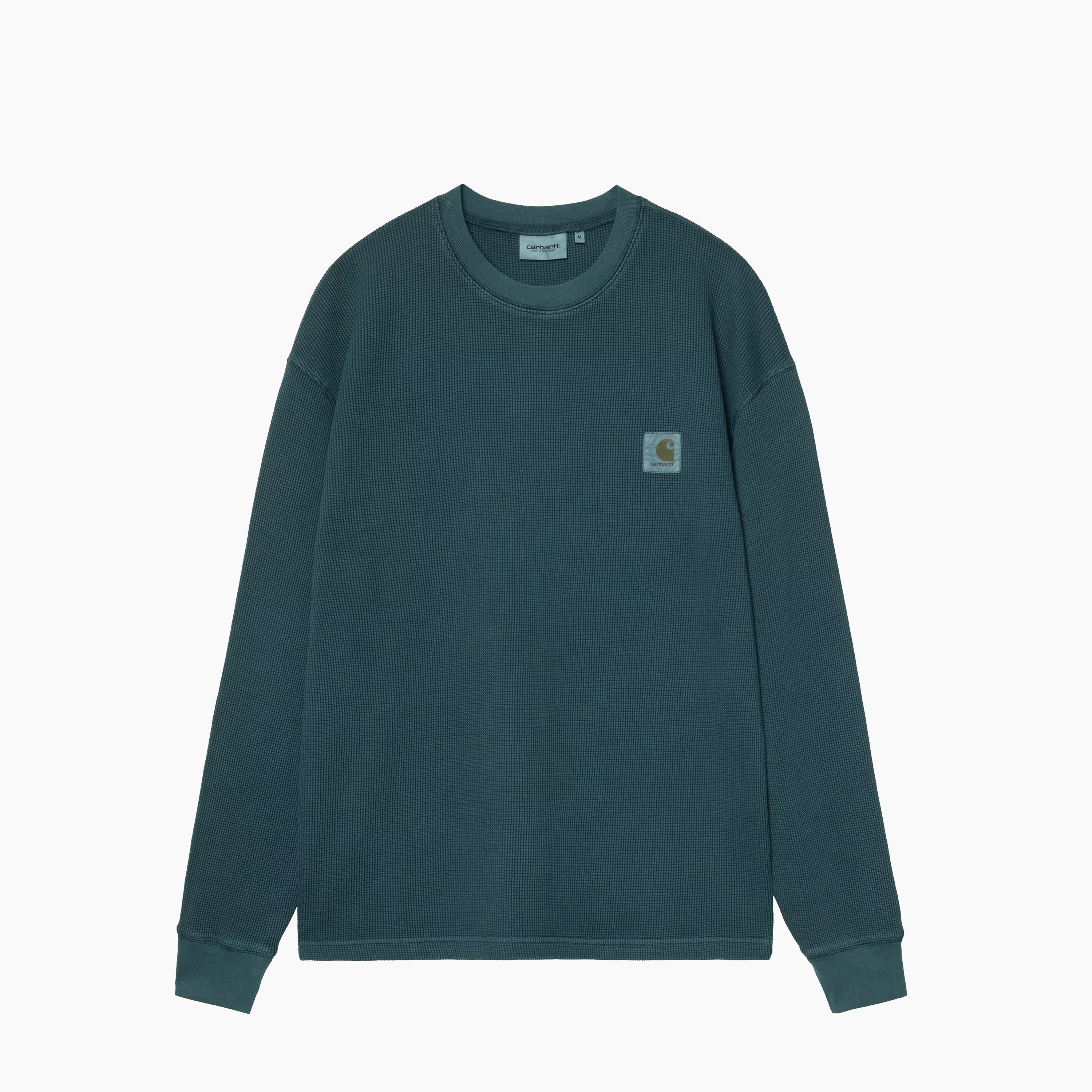 CARHARTT WIP VISTA LS WAFFLE T-SHIRT GREEN I035304-0AU