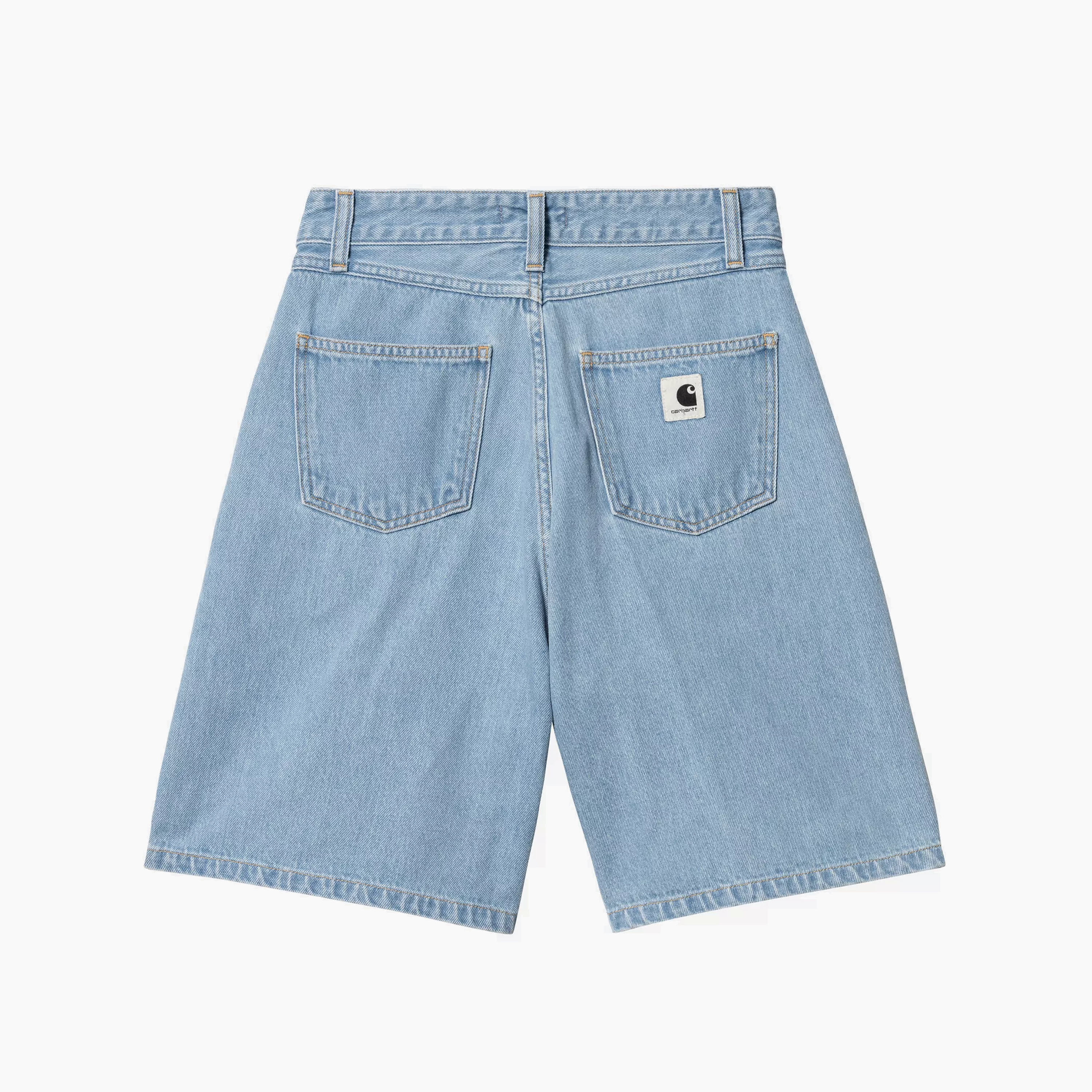 CARHARTT WIP W ALTA SHORT BLUE STONE BLEACHED I033345.01