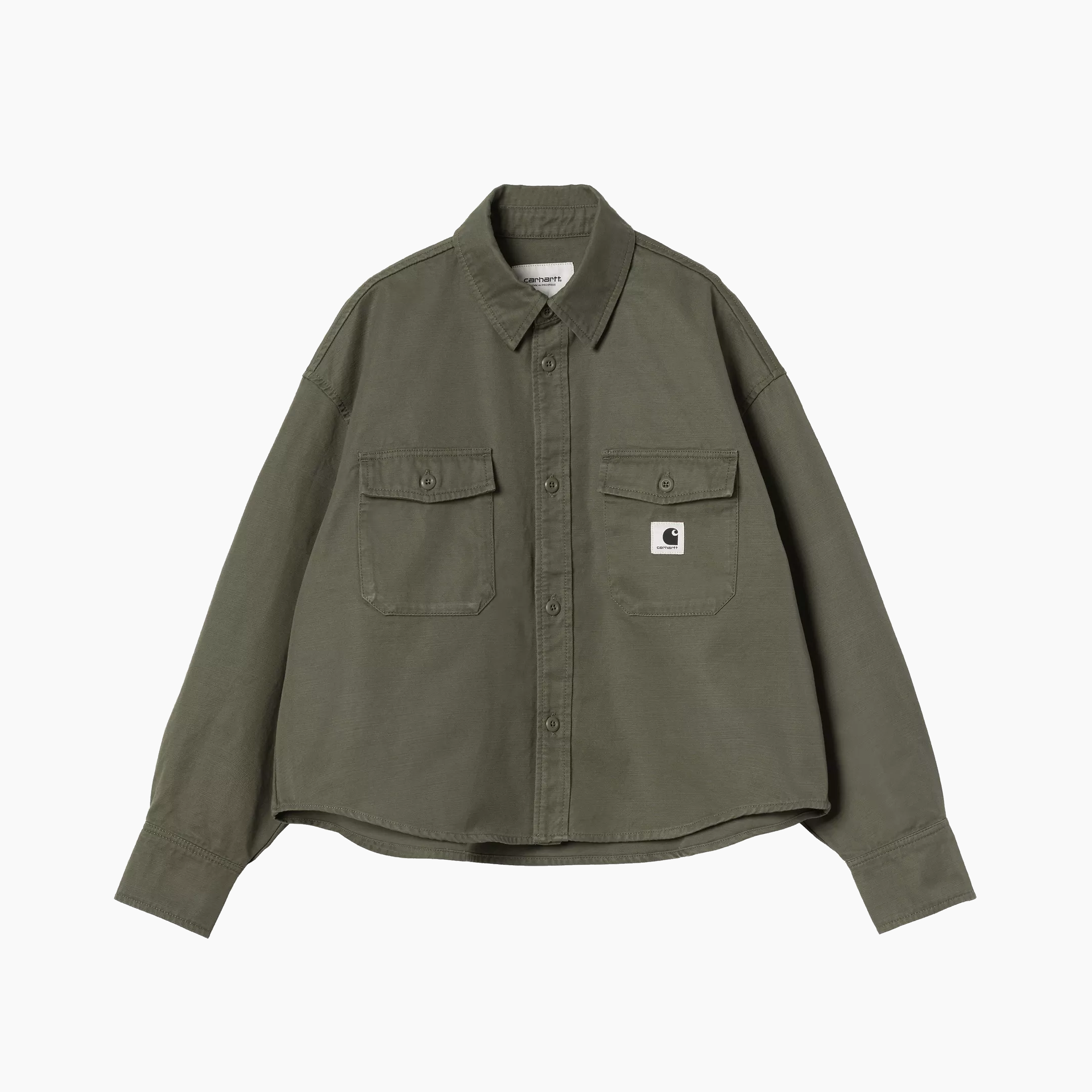 CARHARTT WIP W KELLY SHIRT JAC LEAF RINSED I036320-11