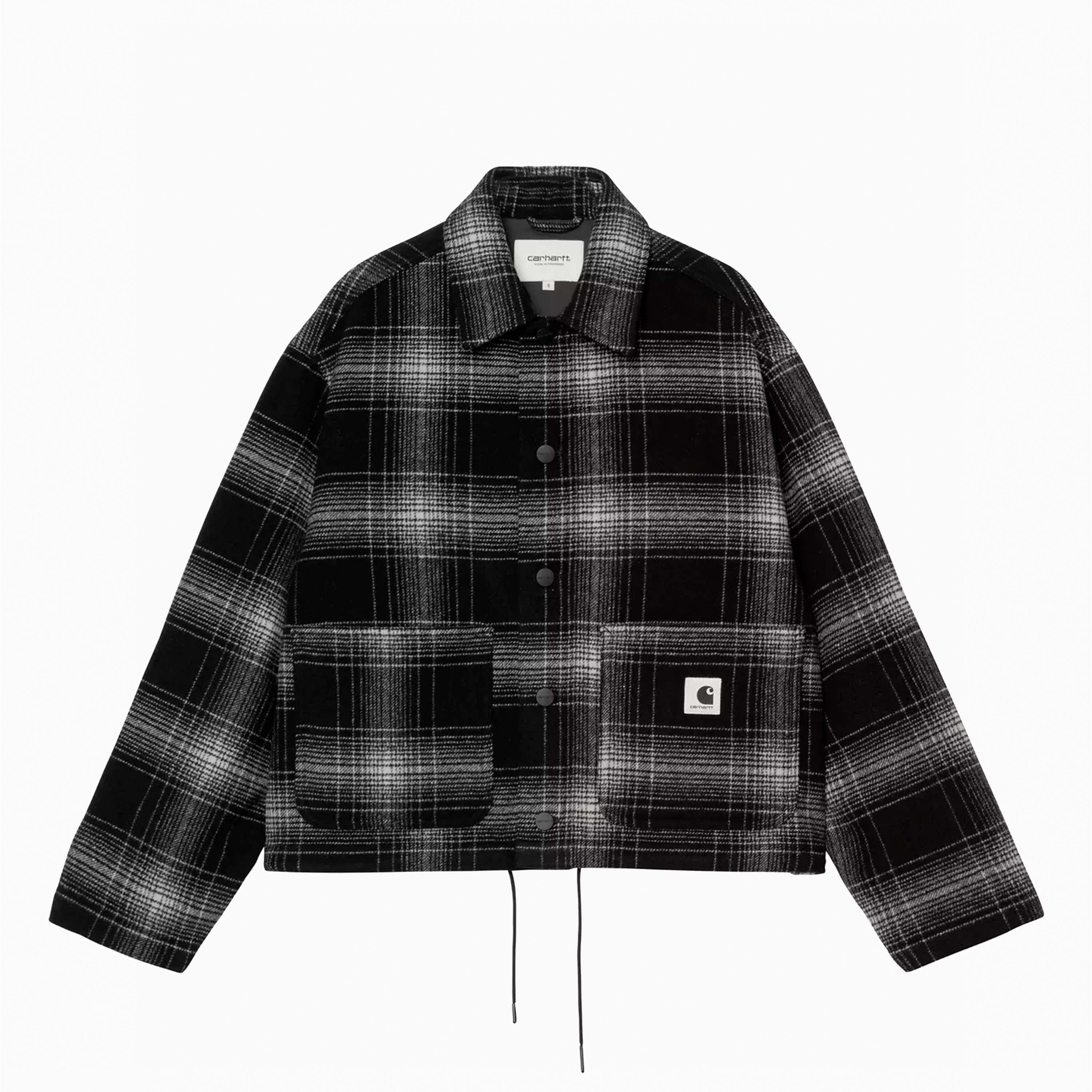 CARHARTT WIP CHEMISE W' BRENNAN JAC NOIR & WAX I035519-34J