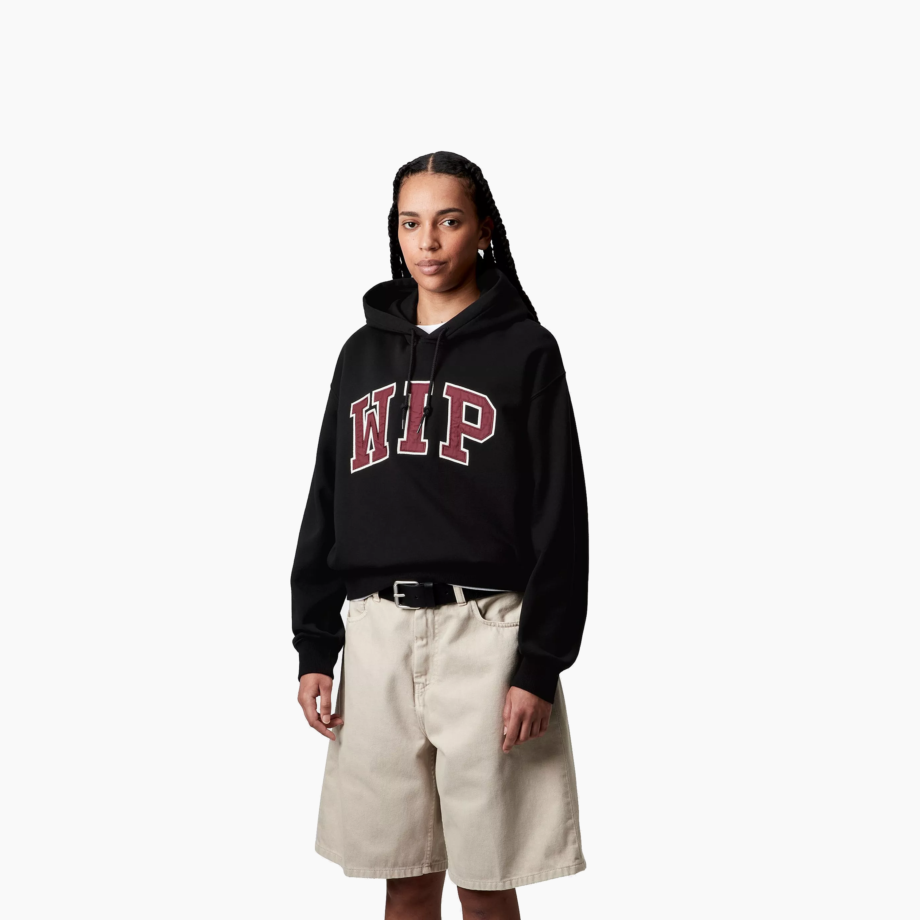 CARHARTT WIP W' HOODED WIP SWEAT BLACK - I034719