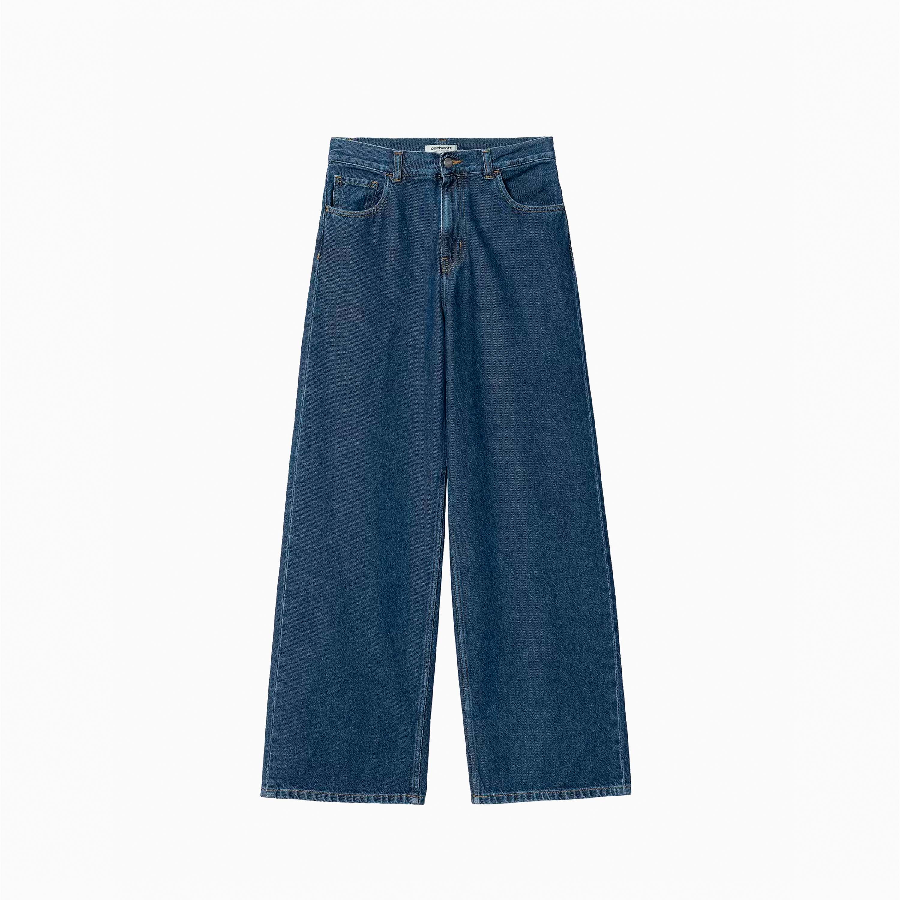 CARHARTT WIP W' JANE PANT BLUE STONE WASHED - I030497