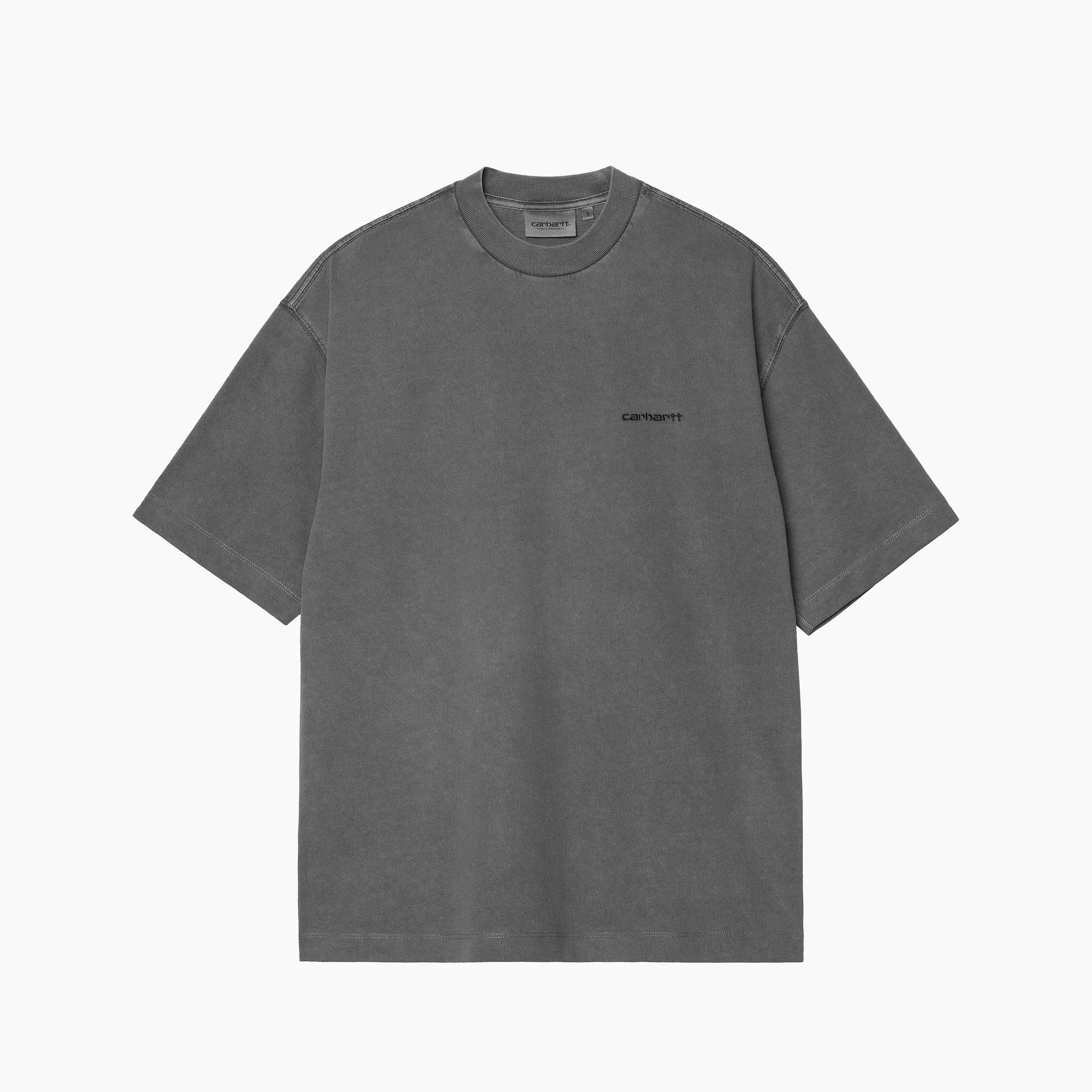 CARHARTT WIP W' LUMO T-SHIRT NOIR TEINT EN GARMENT - I034377