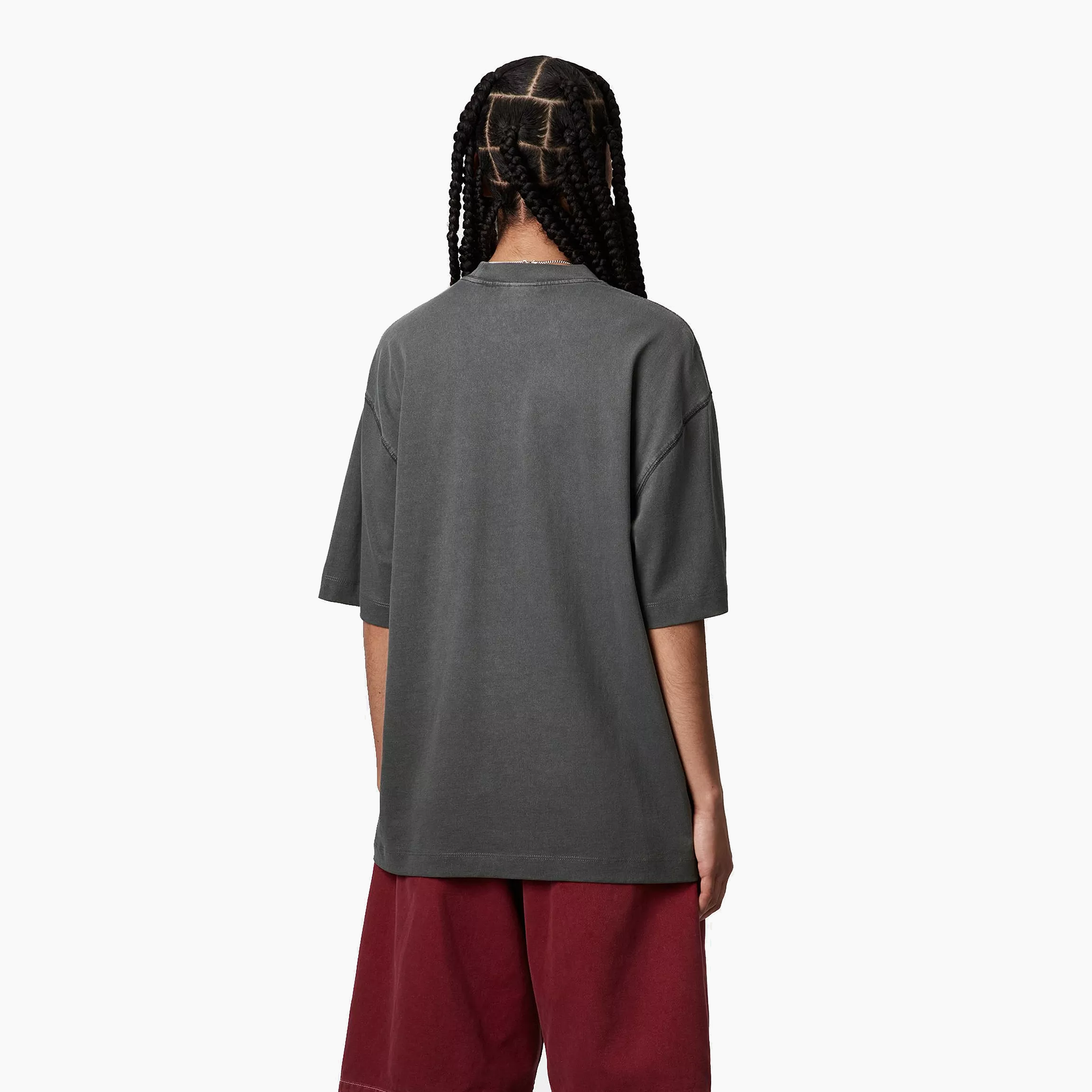 CARHARTT WIP W' LUMO T-SHIRT NOIR TEINT EN GARMENT - I034377