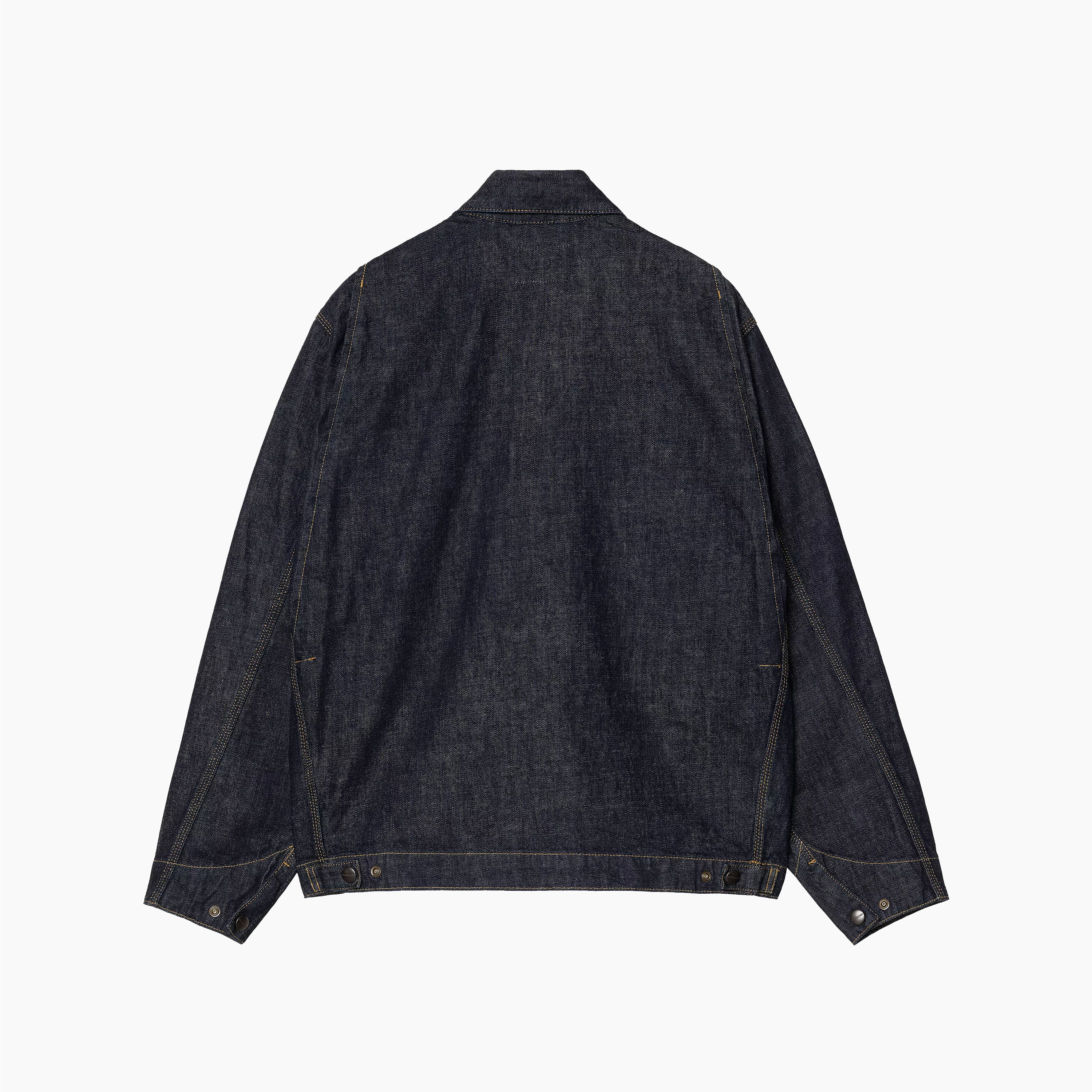 CARHARTT WIP OG DETROIT JACKET COTTON BLUE RINSED - I034870