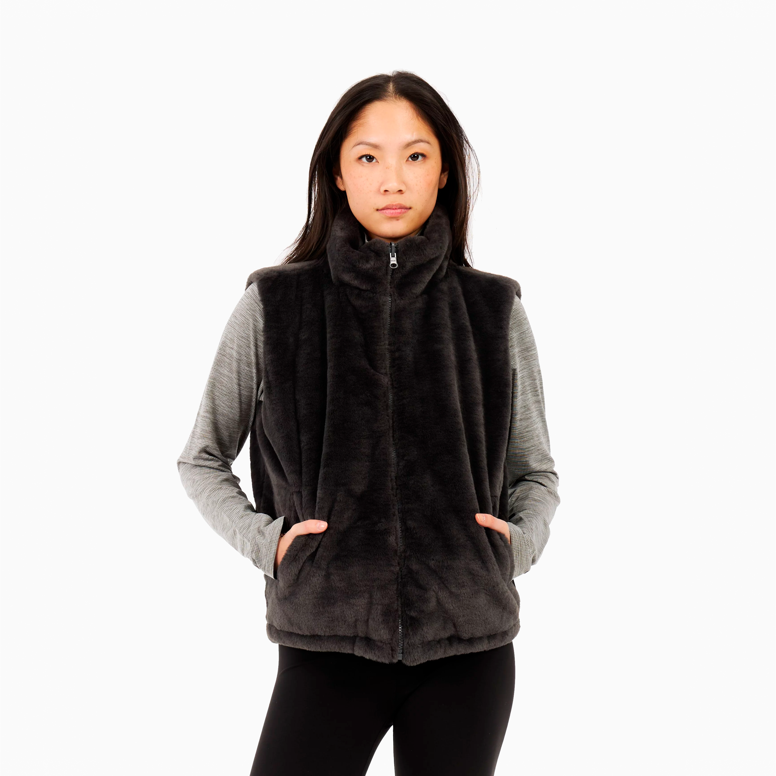 PROTEST W PONZO OUTDOOR BODYWARMER GREY 61652001-189