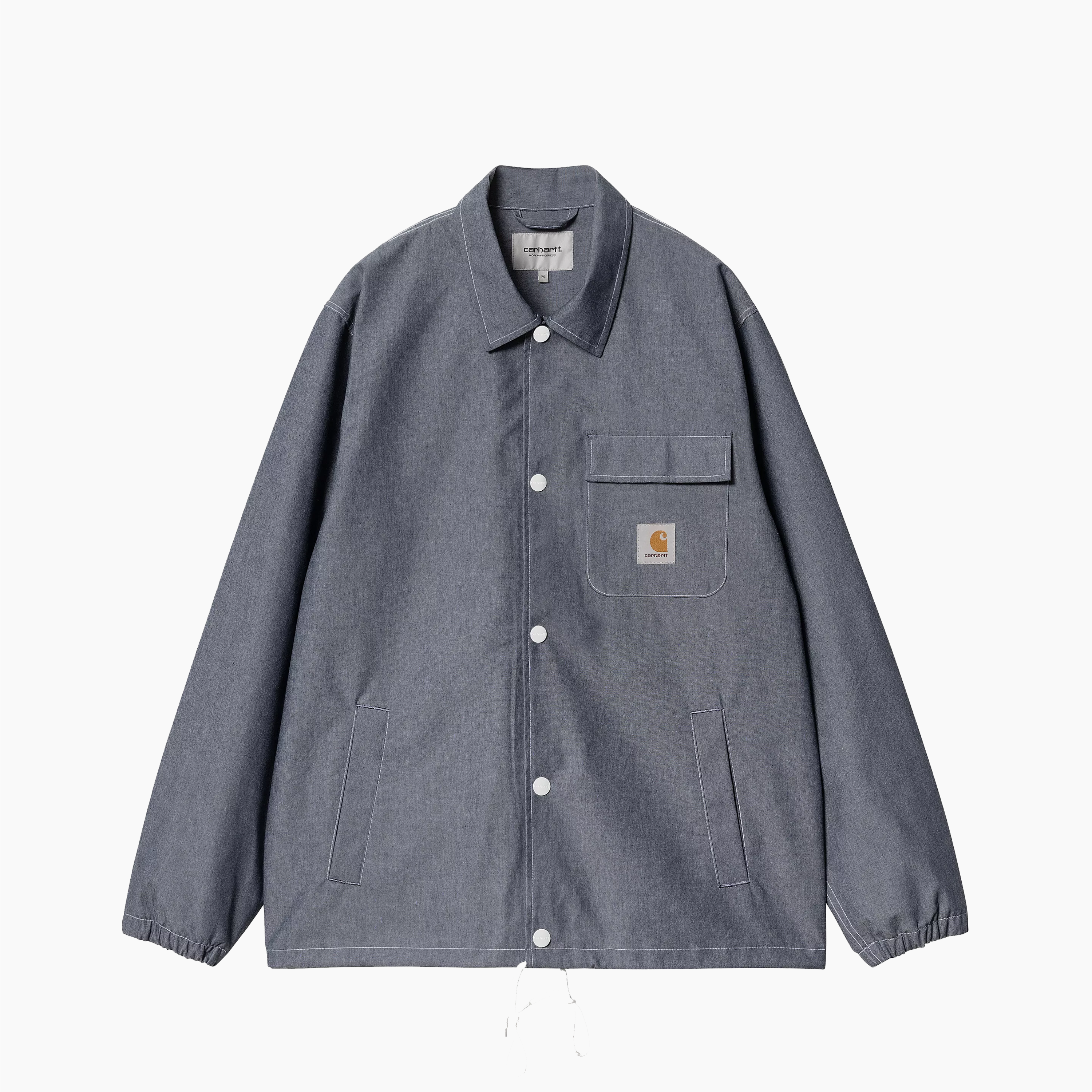 CARHARTT WIP BLAKE COACH JACKET BLUE RINSED - I034526