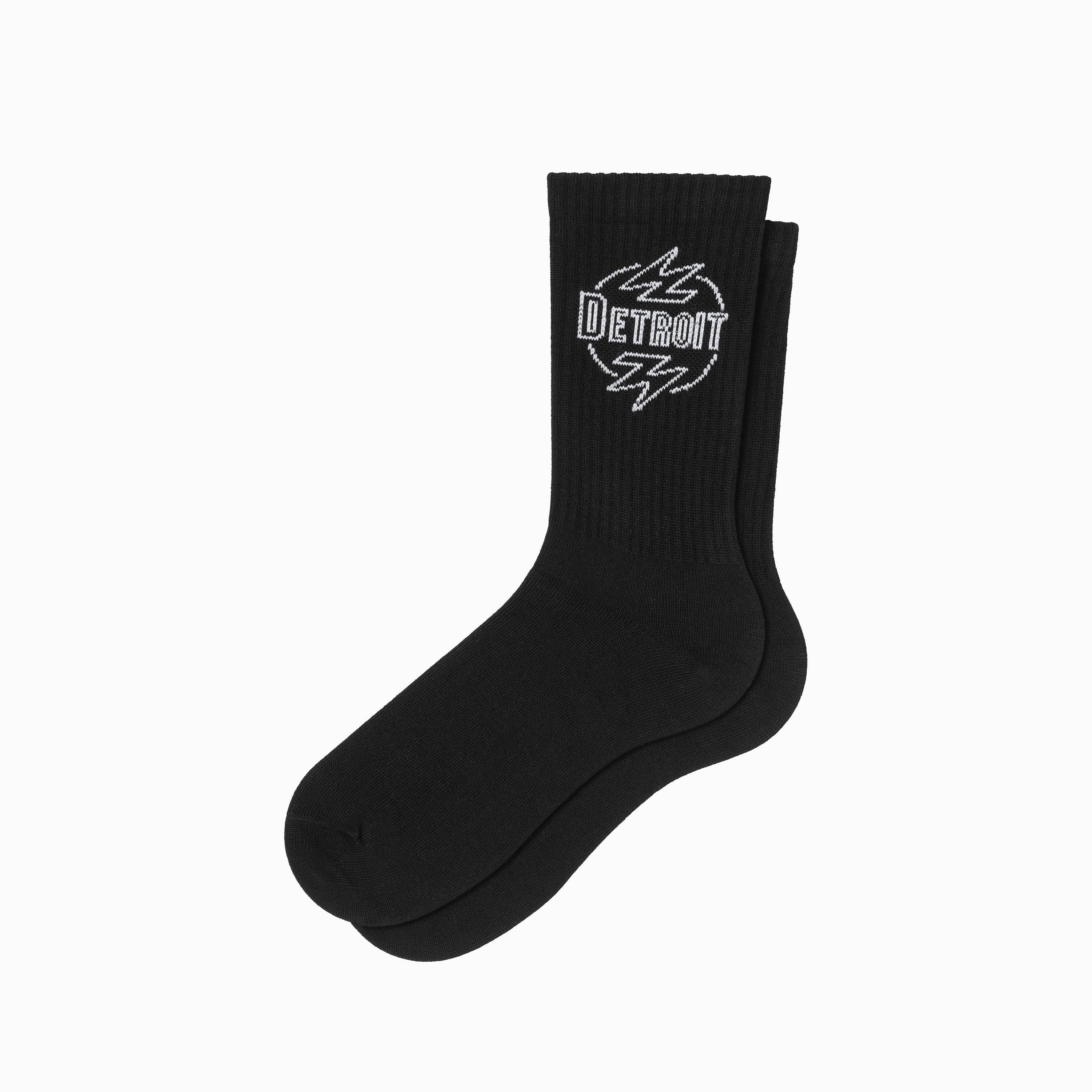 CARHARTT WIP ABLAZE SOCKS BLACK & WHITE - I033645