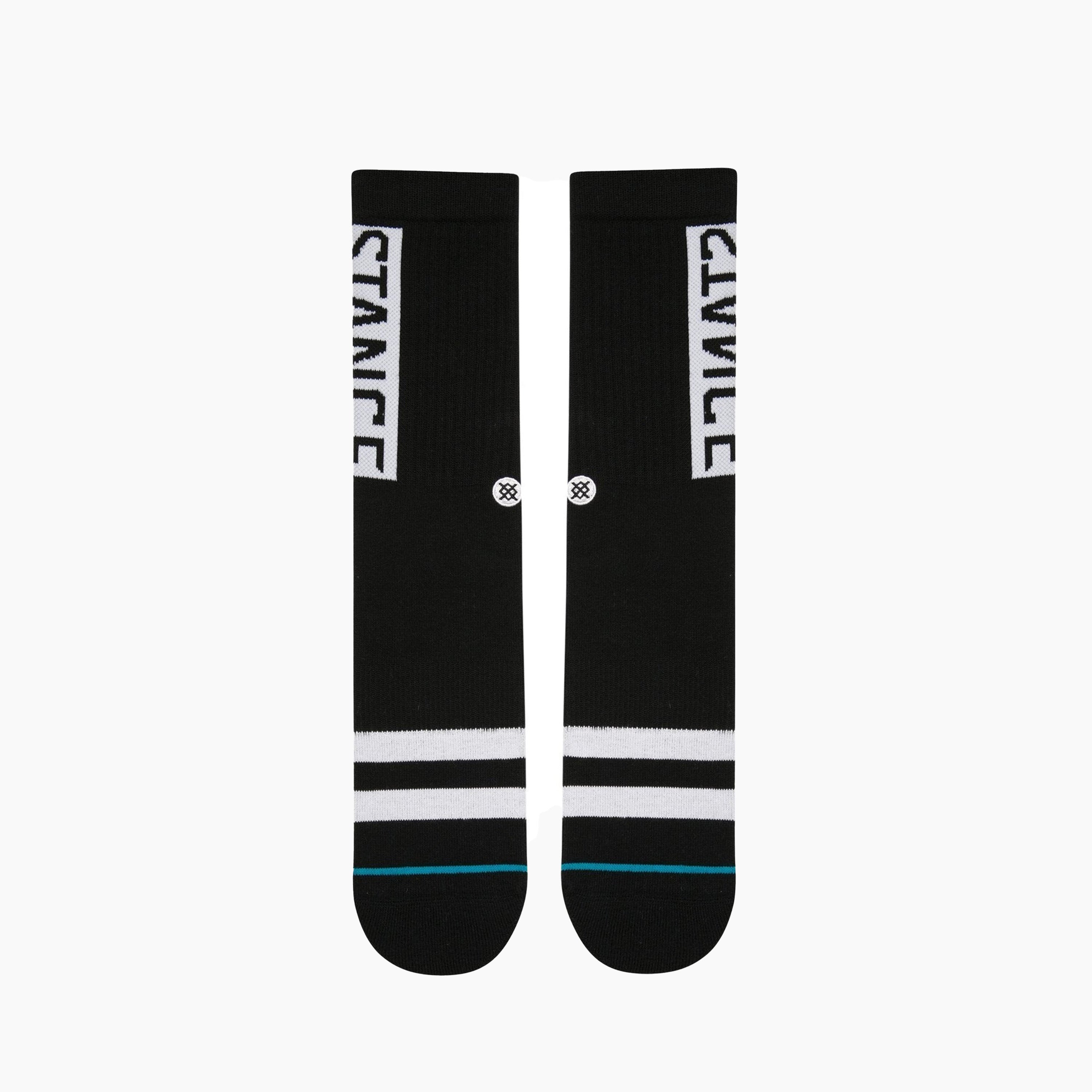 CHAUSSETTES STANCE OG CREW NOIR ET BLANC - M556D17OGG