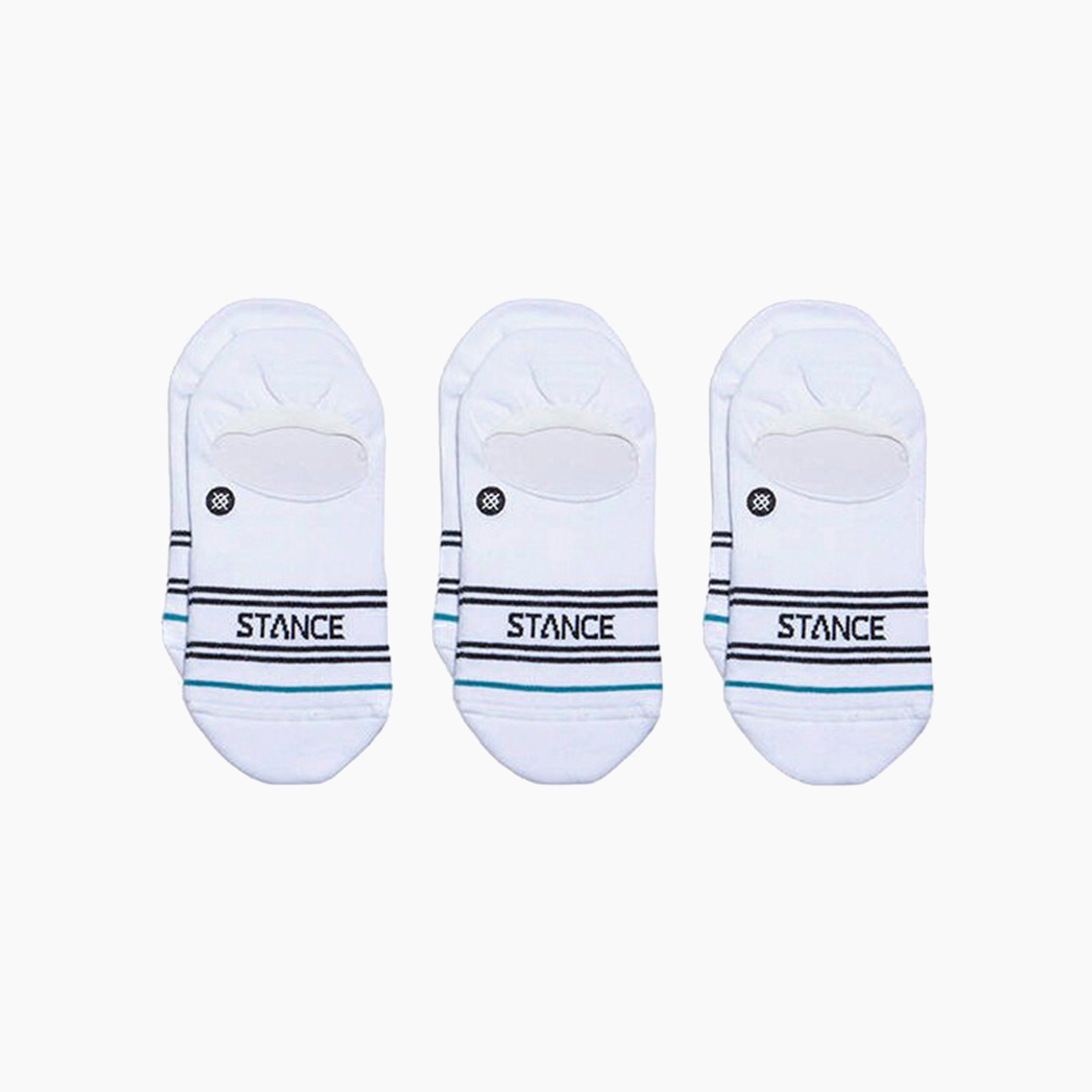 STANCE BASIC 3 PACK INVISIBILE BIANCO - A145D20SRO
