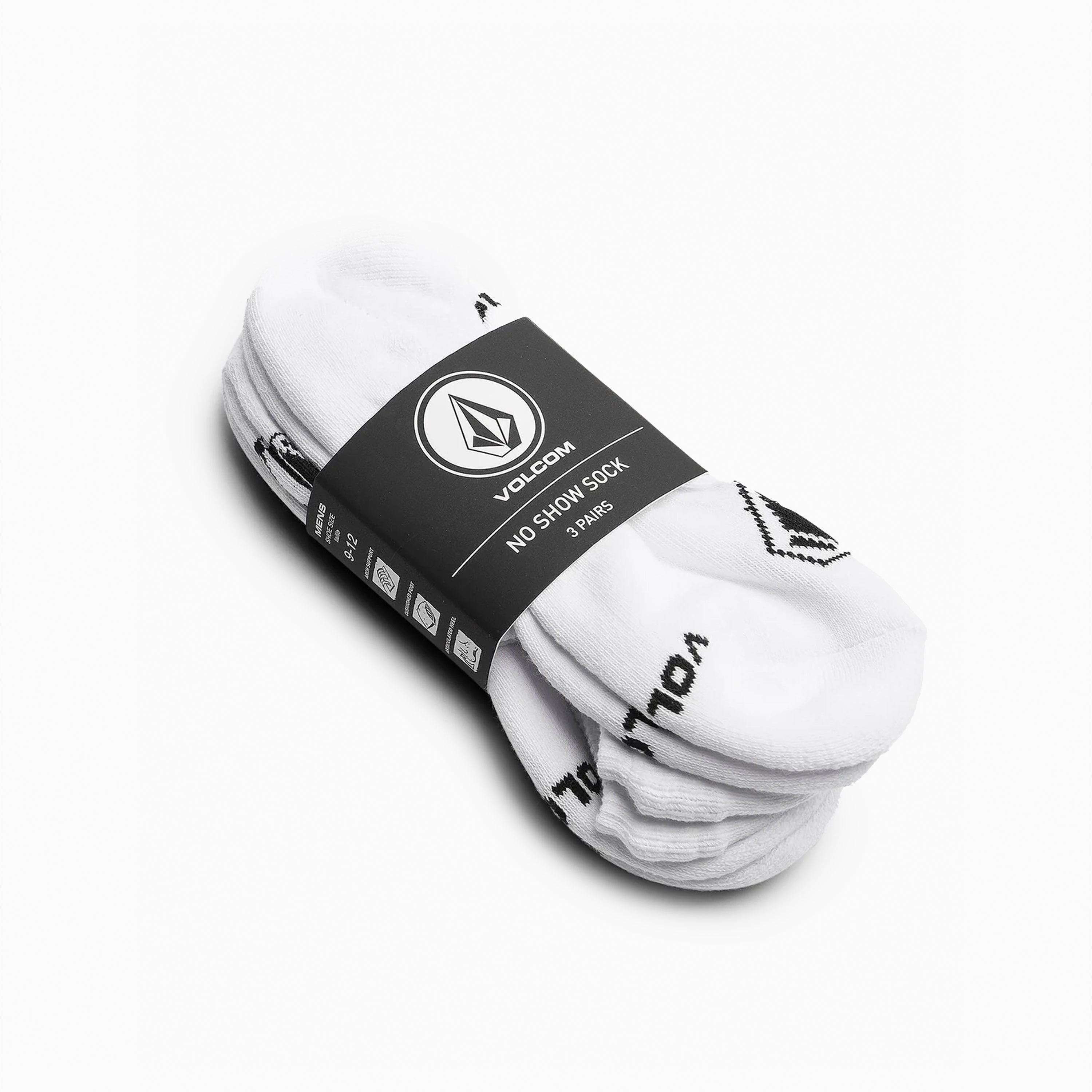 VOLCOM STONES NO SHOW 3 PACK BLANC ET NOIR - D6302005