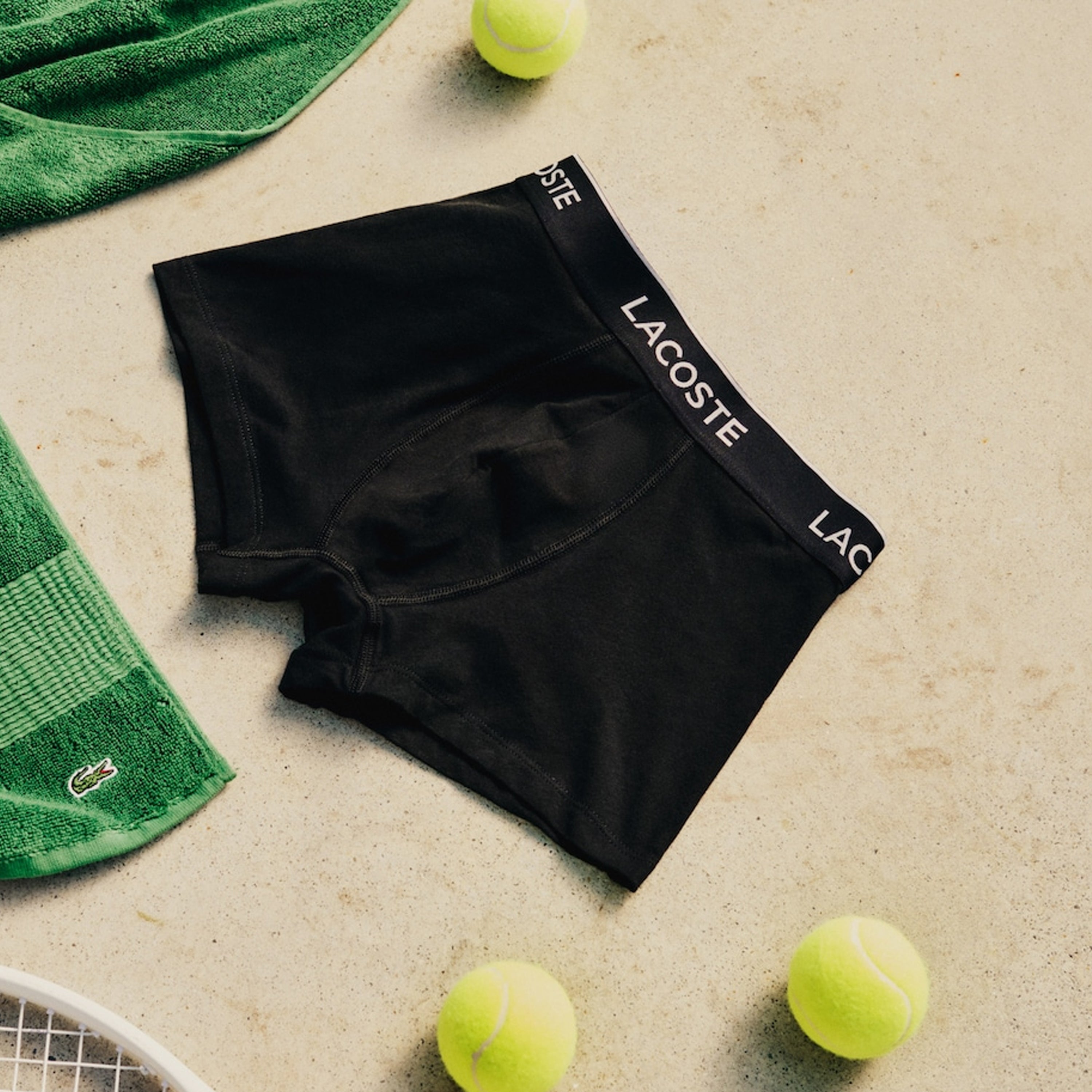 LACOSTE CASUAL 3 PACK BOXER BLACK & WHITE - 5H3389