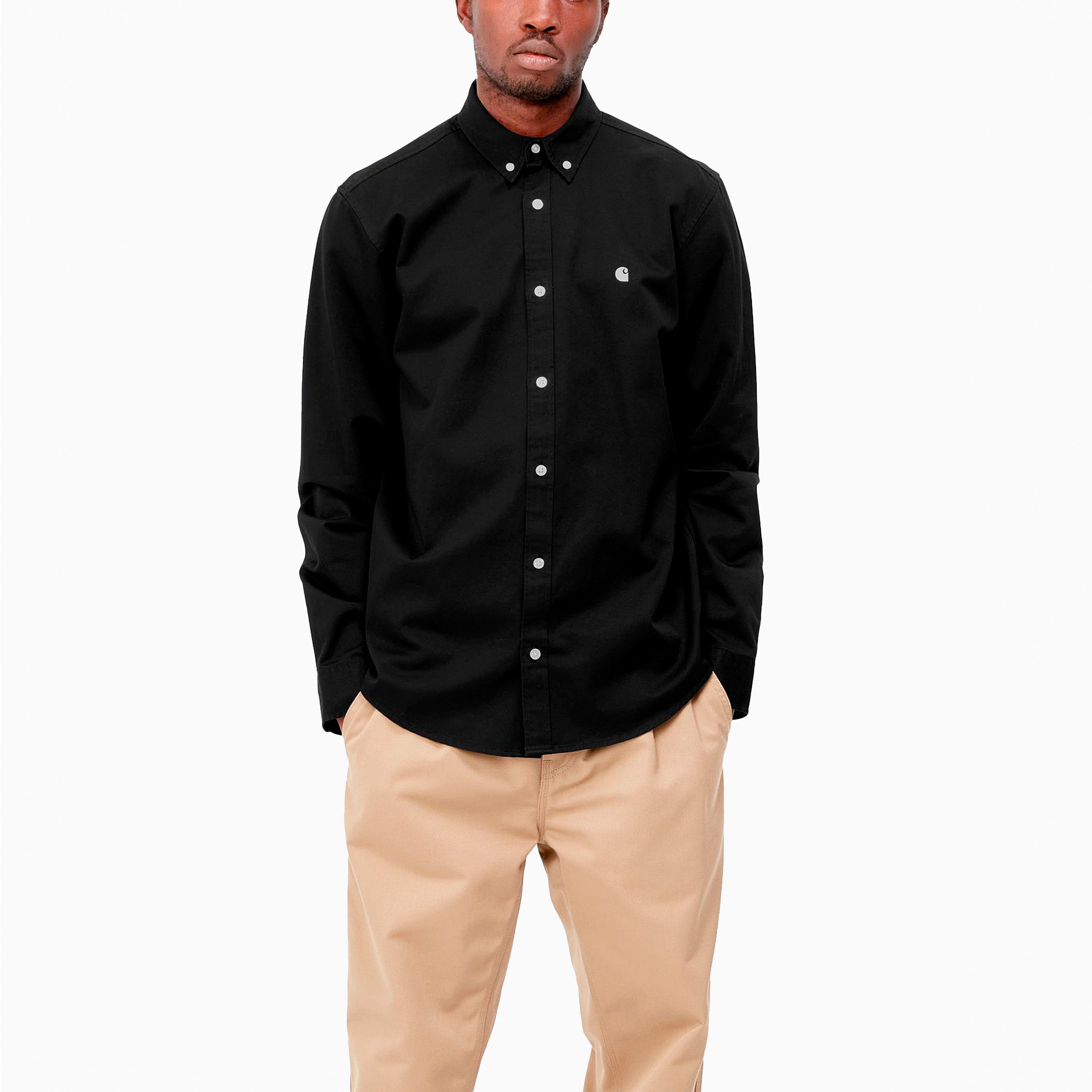 CAMICIA CARHARTT WIP MADISON NERA E CERA - I023339
