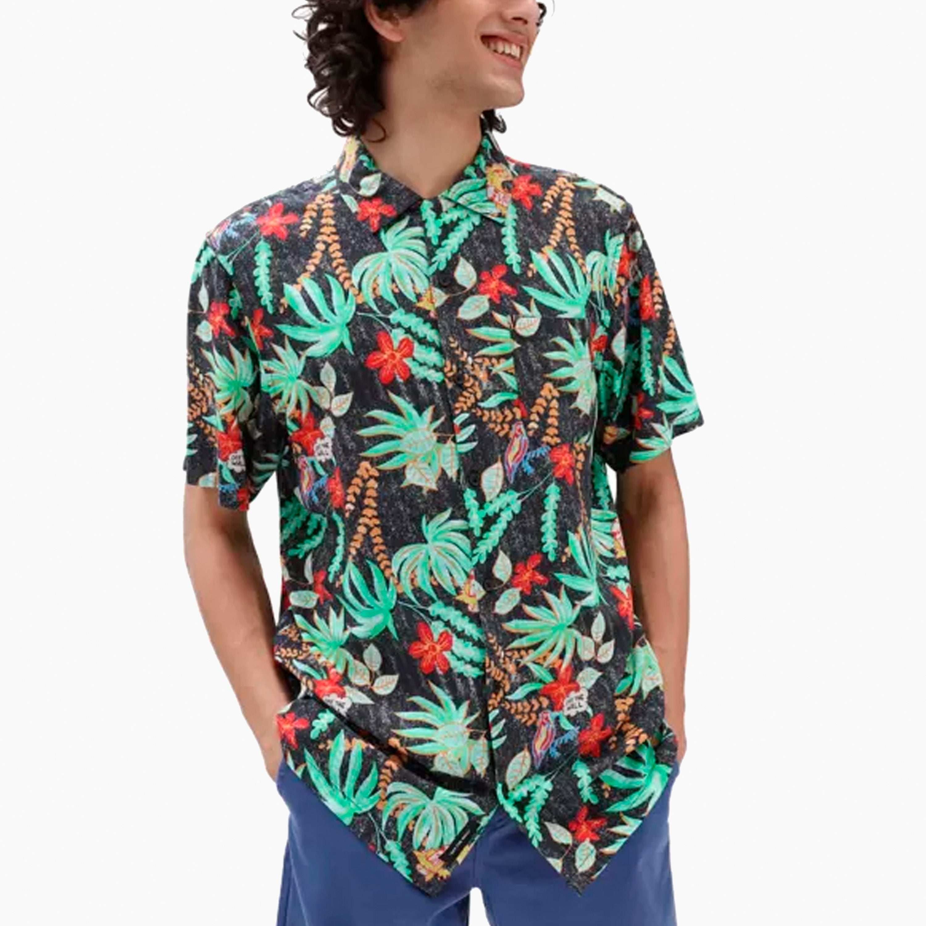 VANS x CRAYOLA SHIRT BLACK & MULTICOLOR - VN0A7SFLYSP