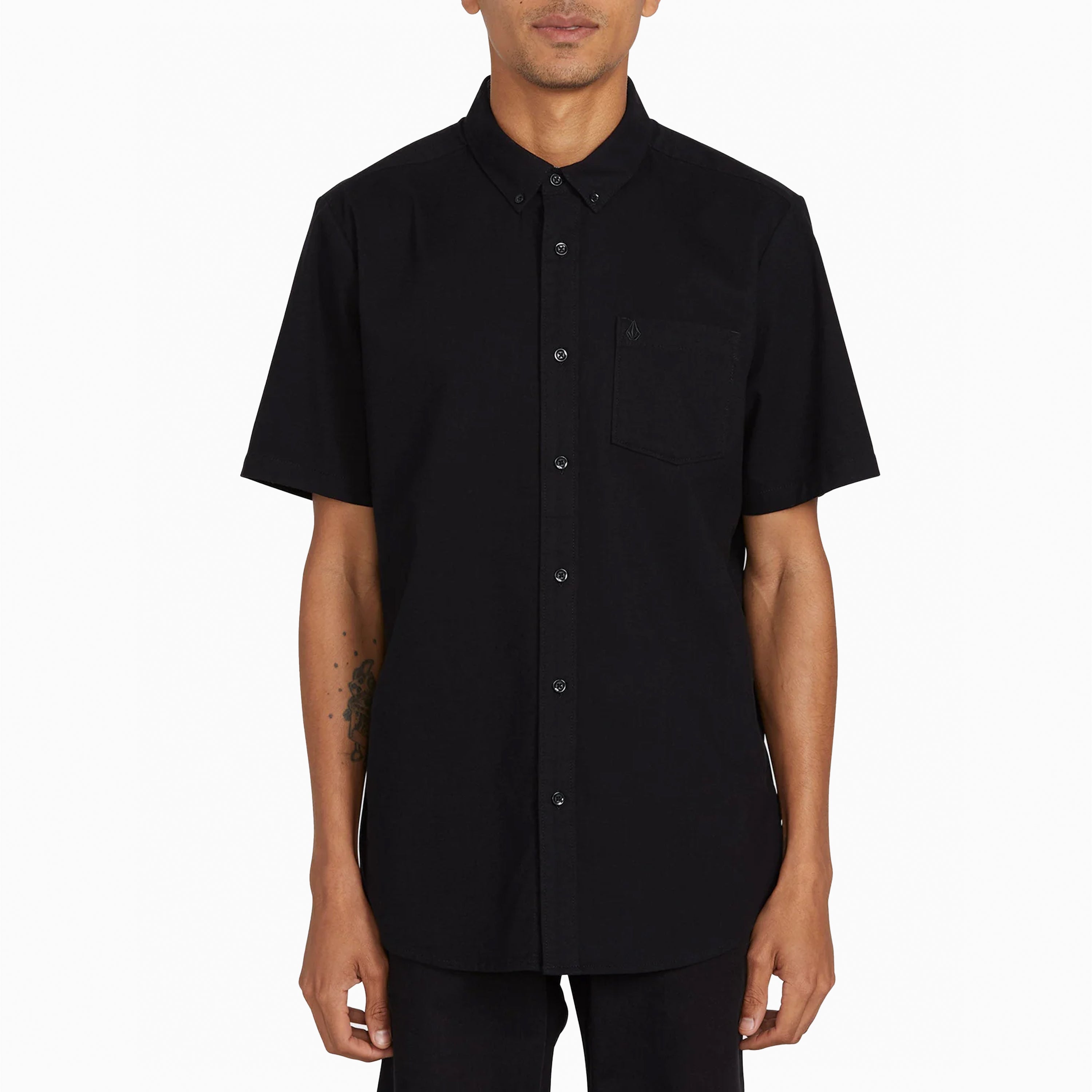 CAMICIA OXFORD VOLCOM EVERETT NUOVA NERA - A0412316