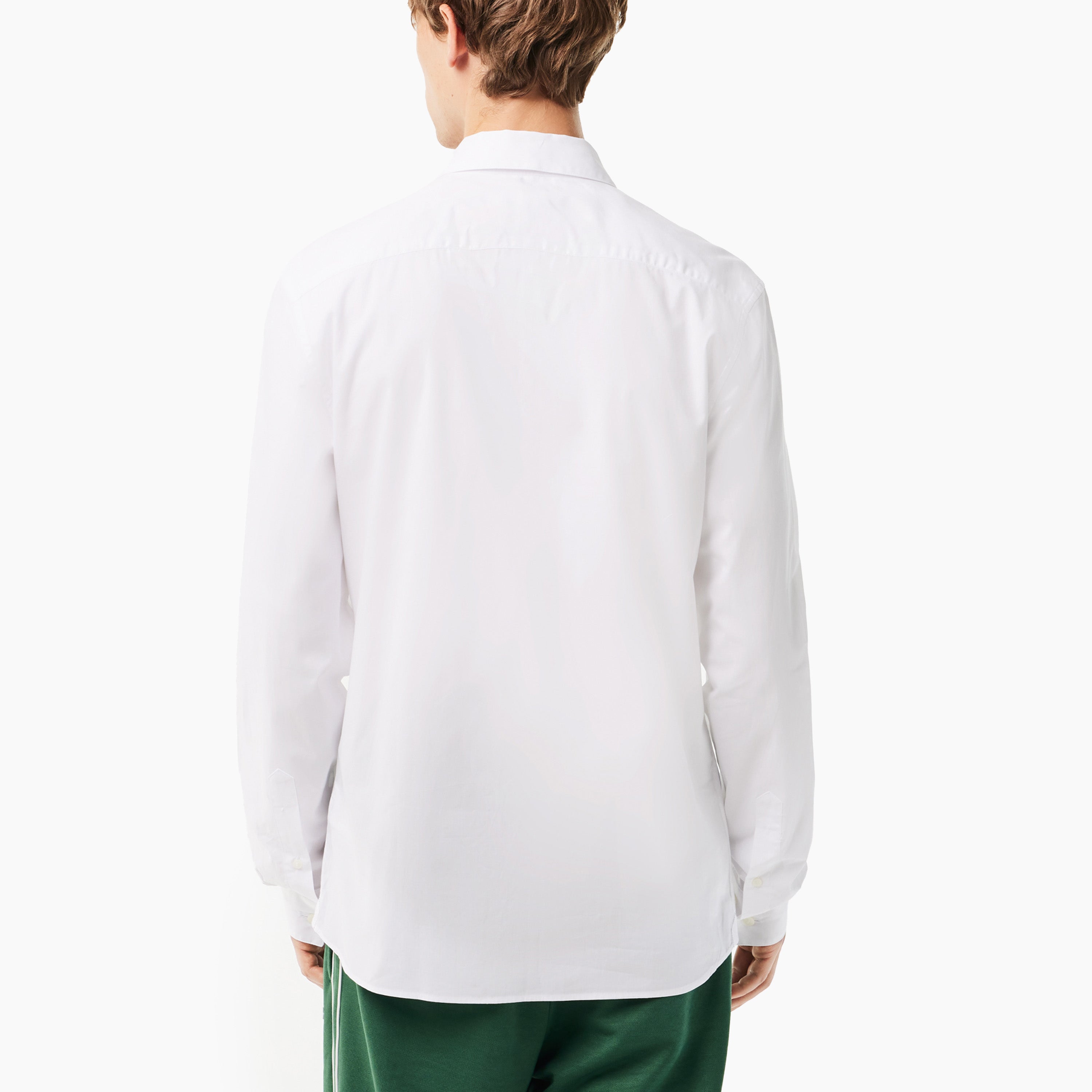 LACOSTE SLIM FIT SHIRT STRETCH BAUMWOLLE WEISS - CH5620