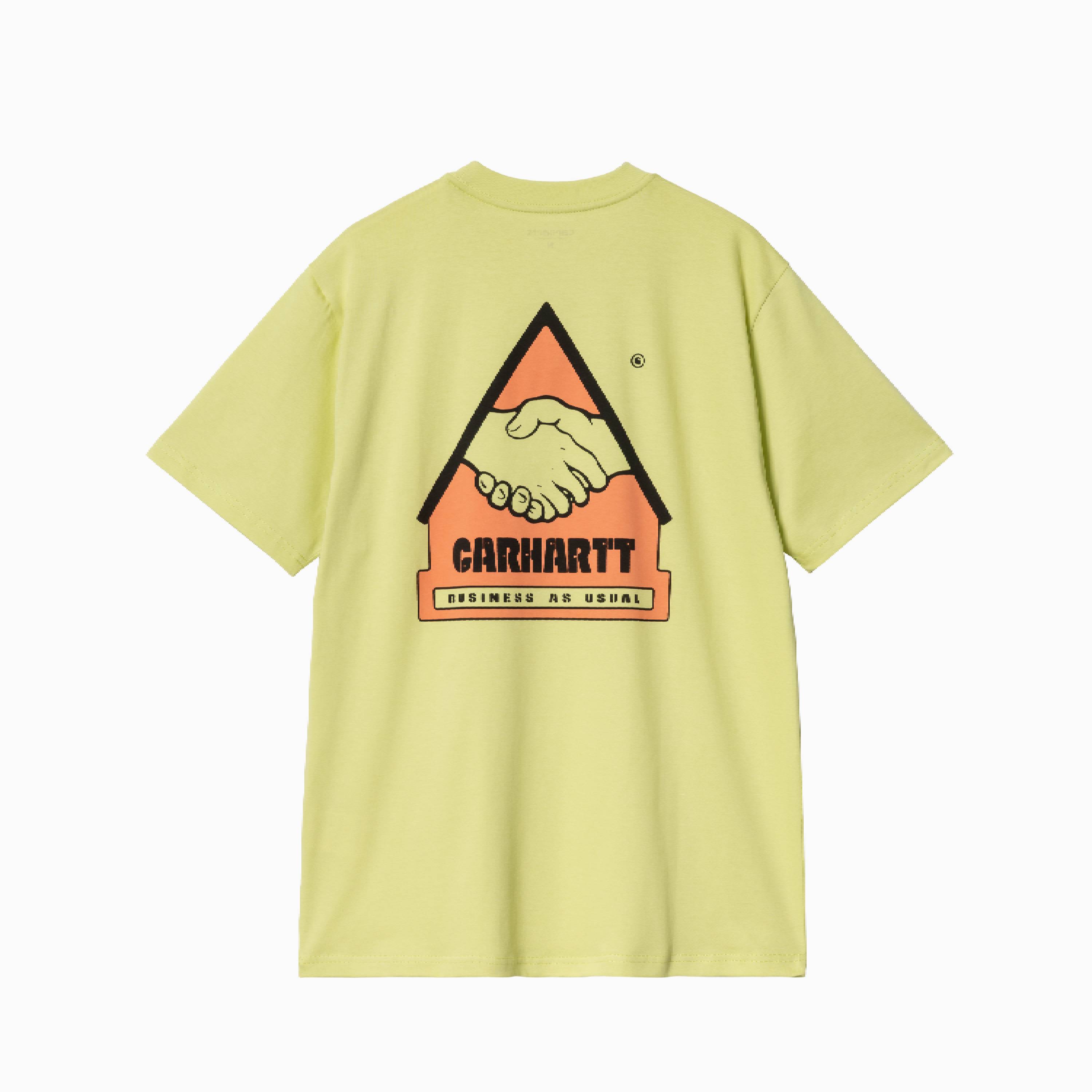 CARHARTT WIP TRADE T-SHIRT ARCTIC LIME - I033638